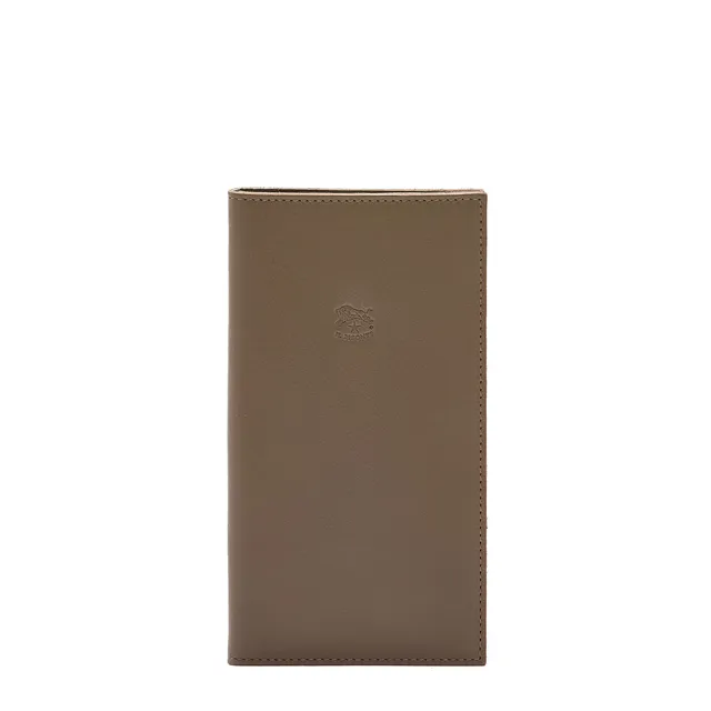 Il Bisonte Portemonnaie Tortora Vollleder Unisex
