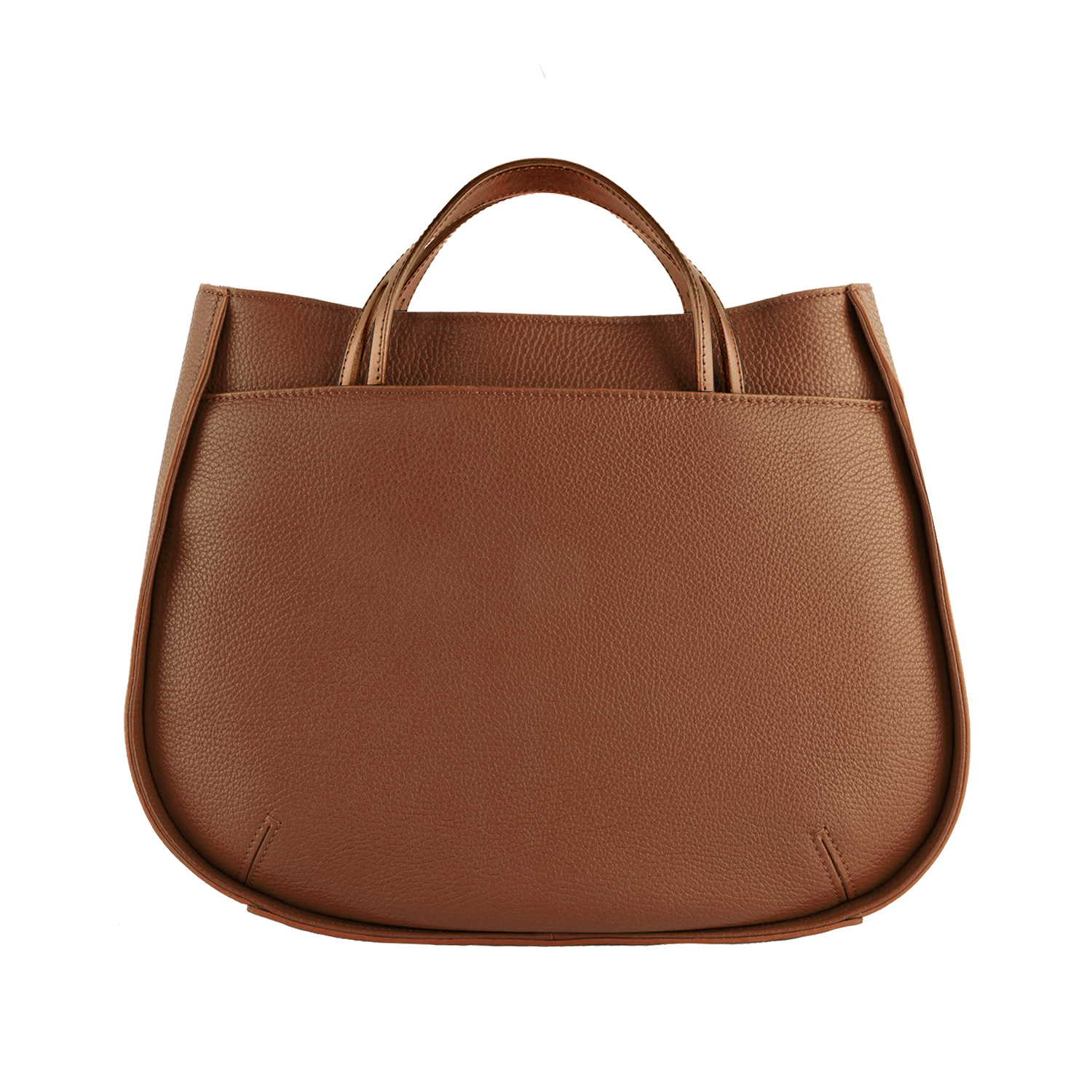 Lamarthe Fidèle Handtasche M Cognacbraun Rindsleder