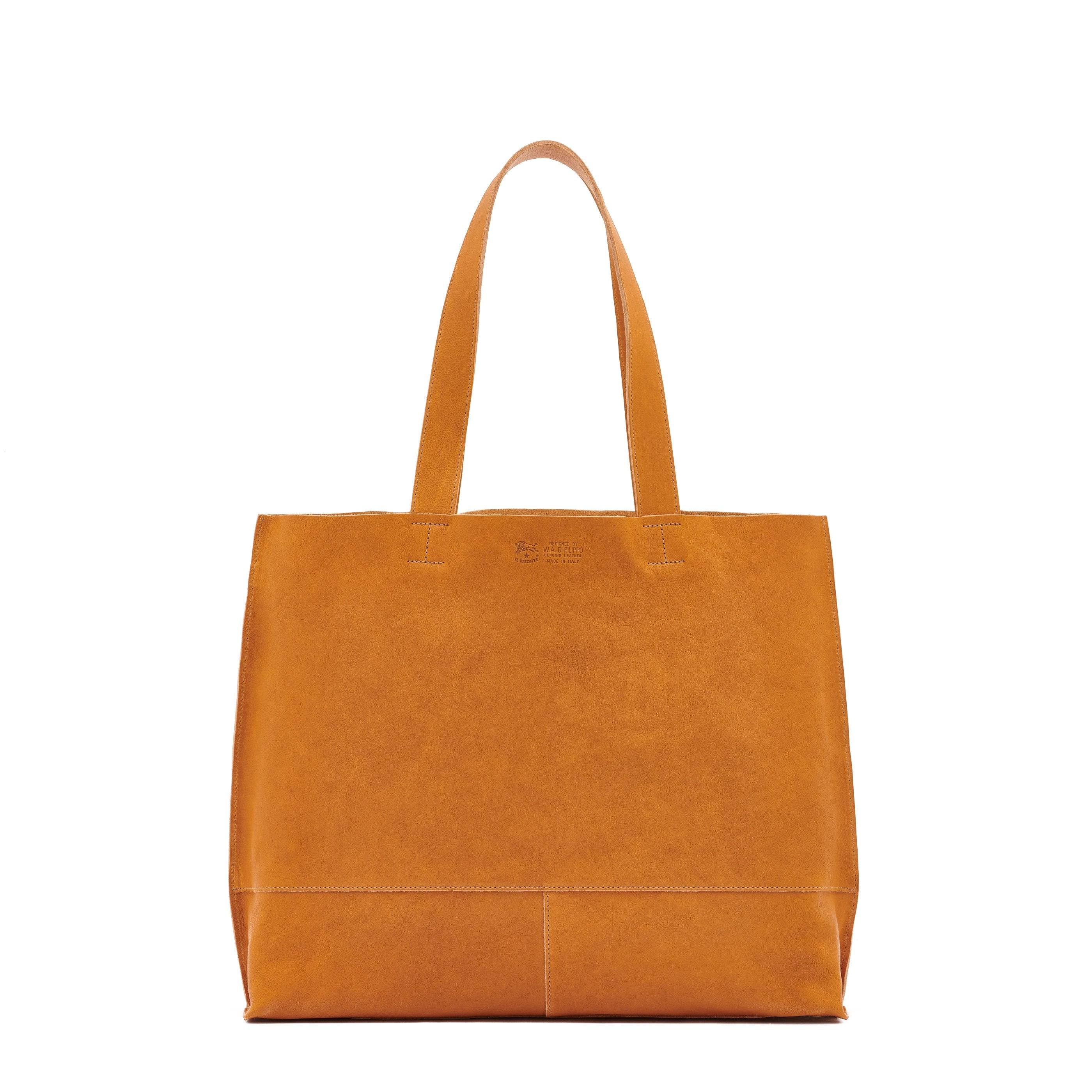 Il Bisonte Talamone Shopper Damen Naturale Vollleder