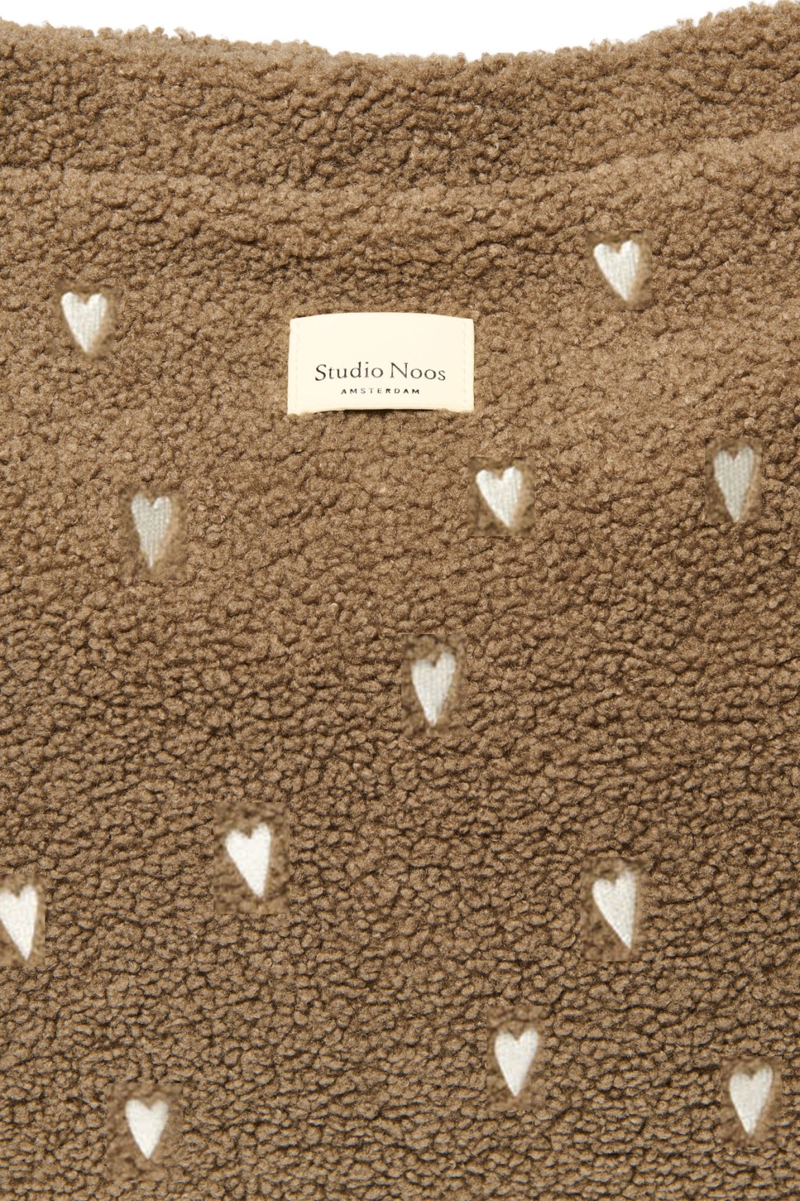 Studio Noos Teddy Diaper Bag Wickeltasche Brown Hearts