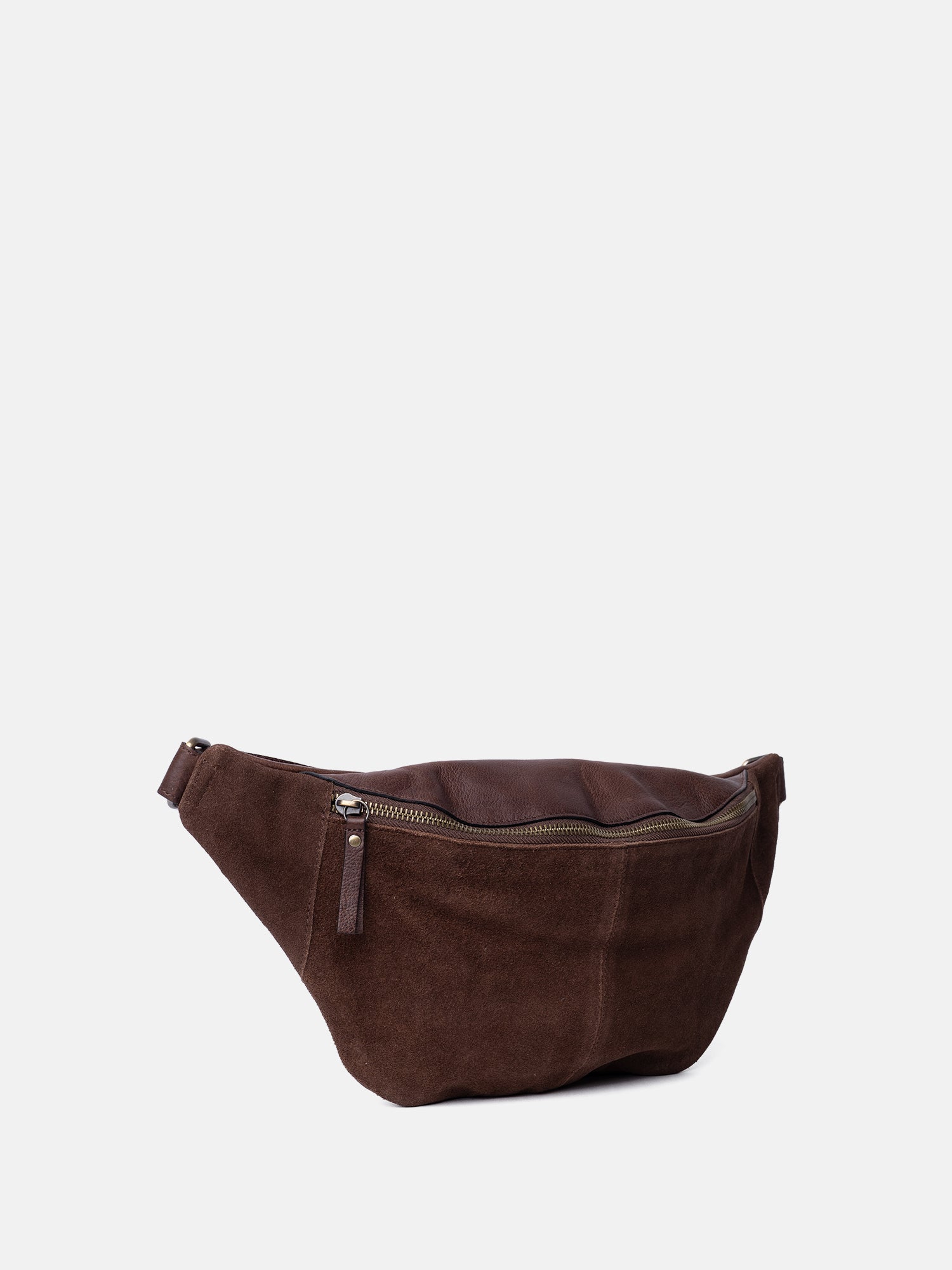 RE:DESIGNED Selma 6689 Bauchtasche Woodsmoke Vollleder