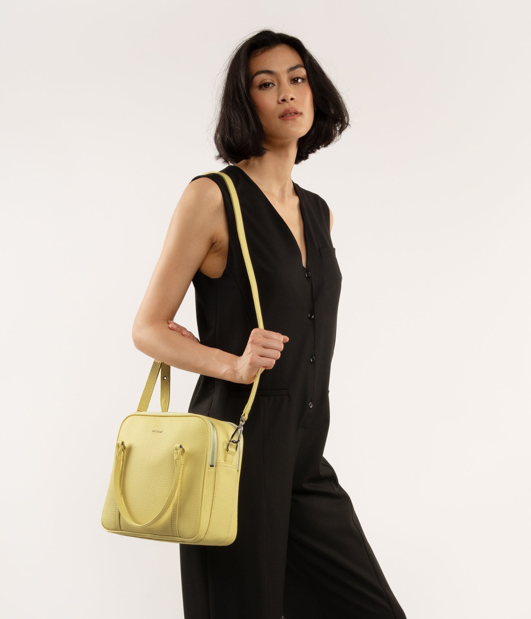 Matt & Nat Purity SABBILG Handtasche Schwarz vegan