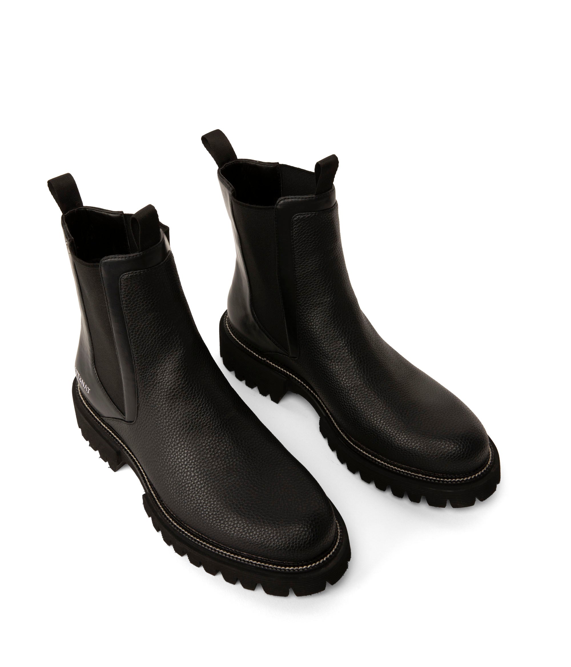 Matt & Nat Arlo Chelsea Boots Schwarz Herren vegan