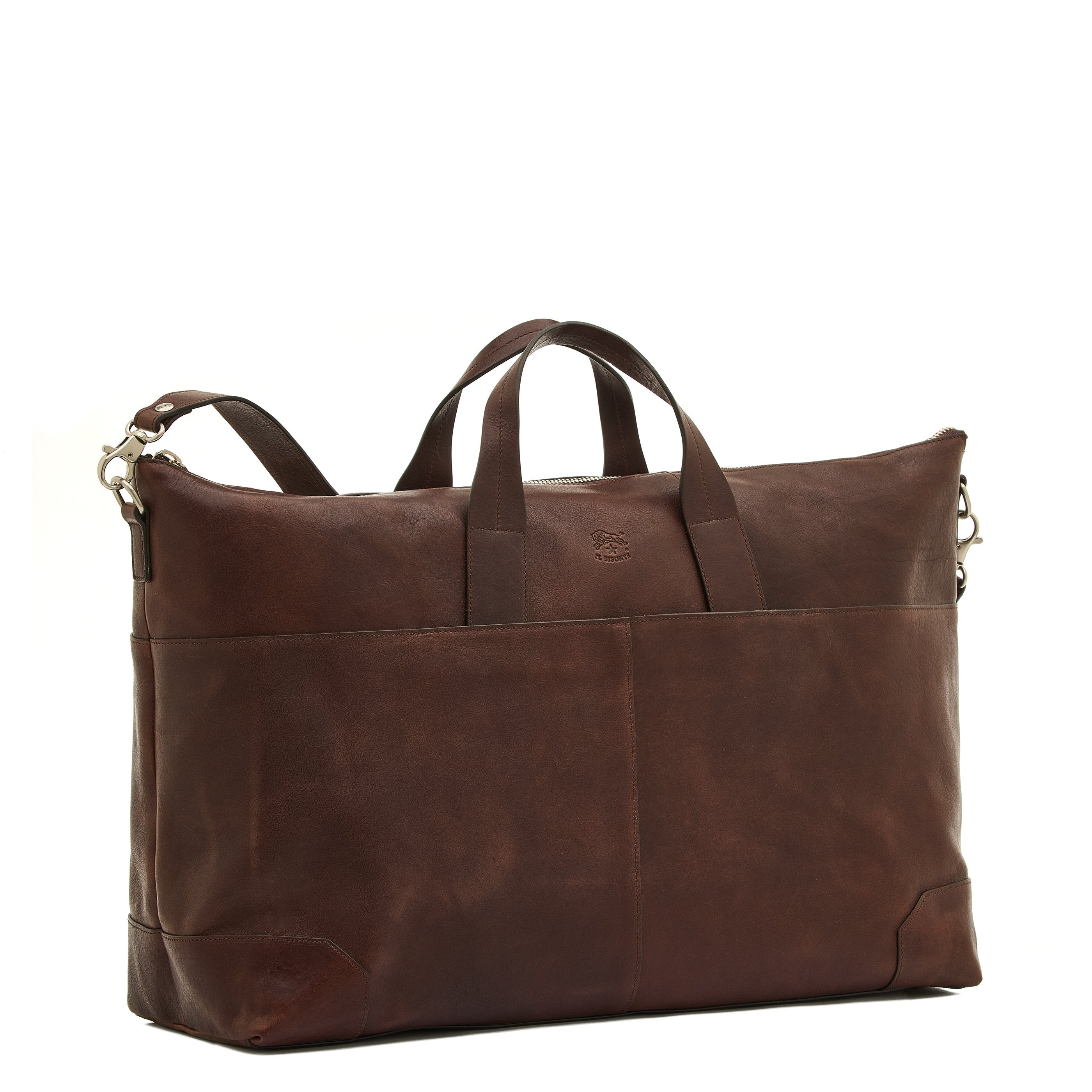 Il Bisonte Galileo Reisetasche Caffè Vintage-Vollleder