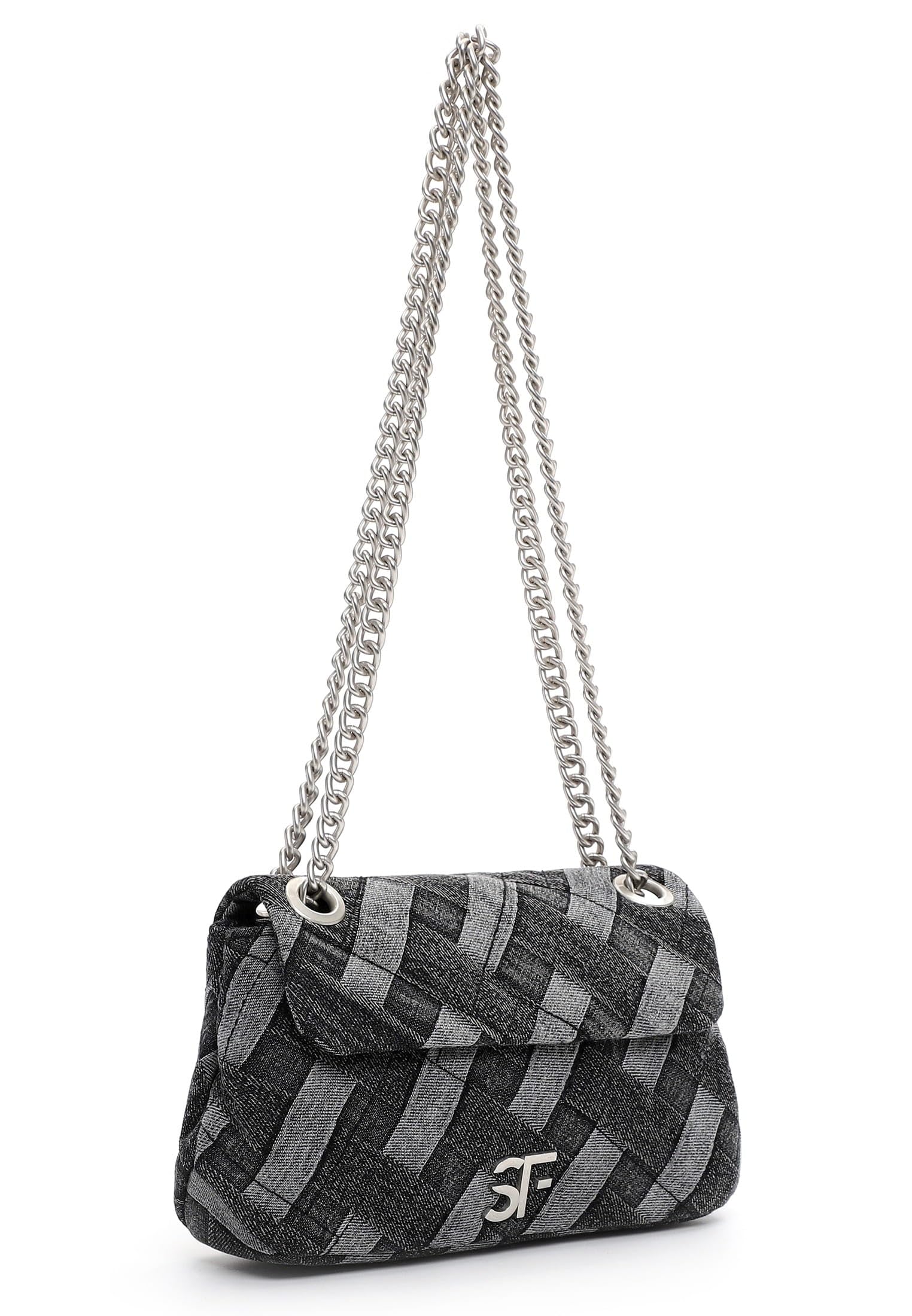 SURI FREY Bethy Shoulder Bag Schultertasche Schwarz Denim