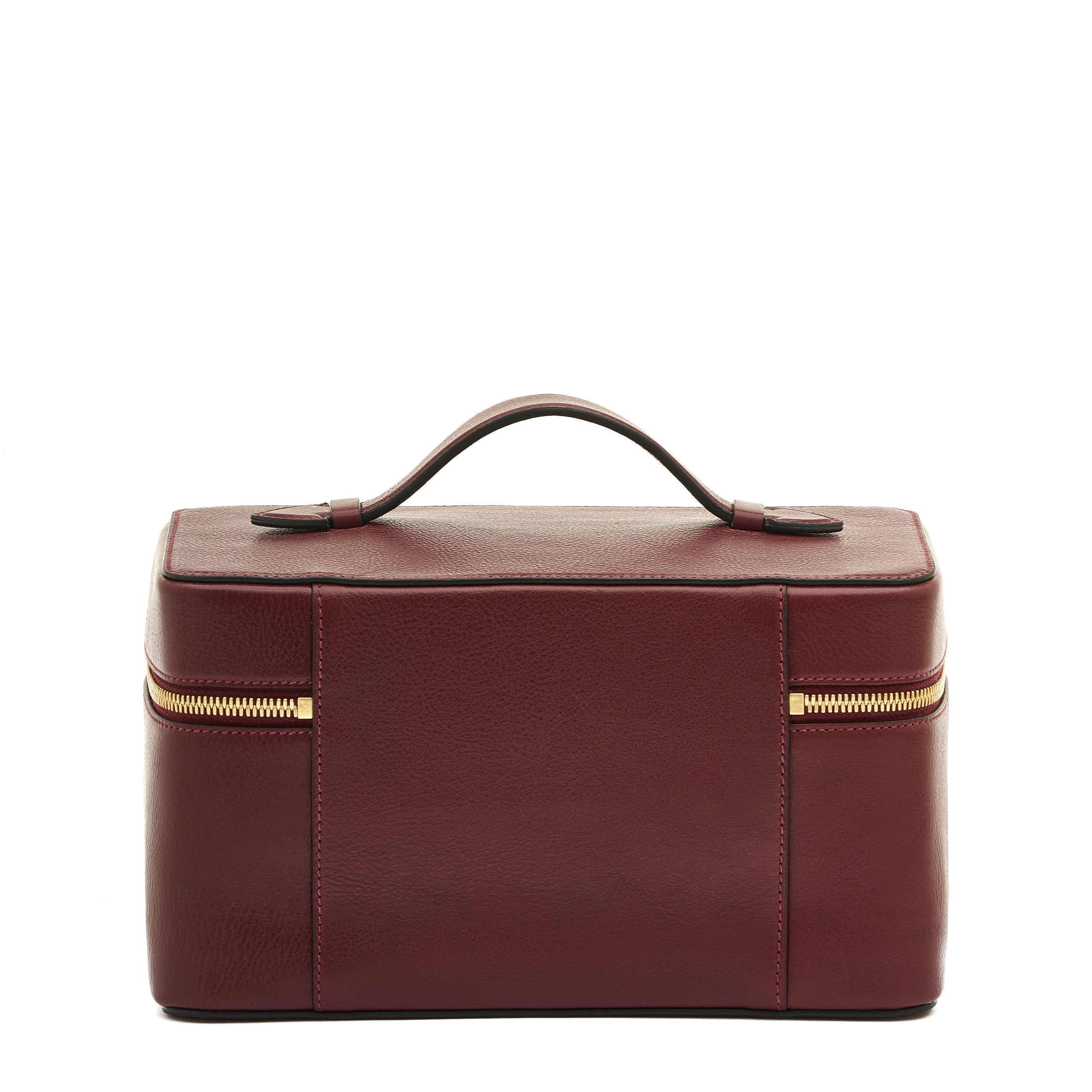 Il Bisonte Musa Beautycase Kirschrot Vollleder