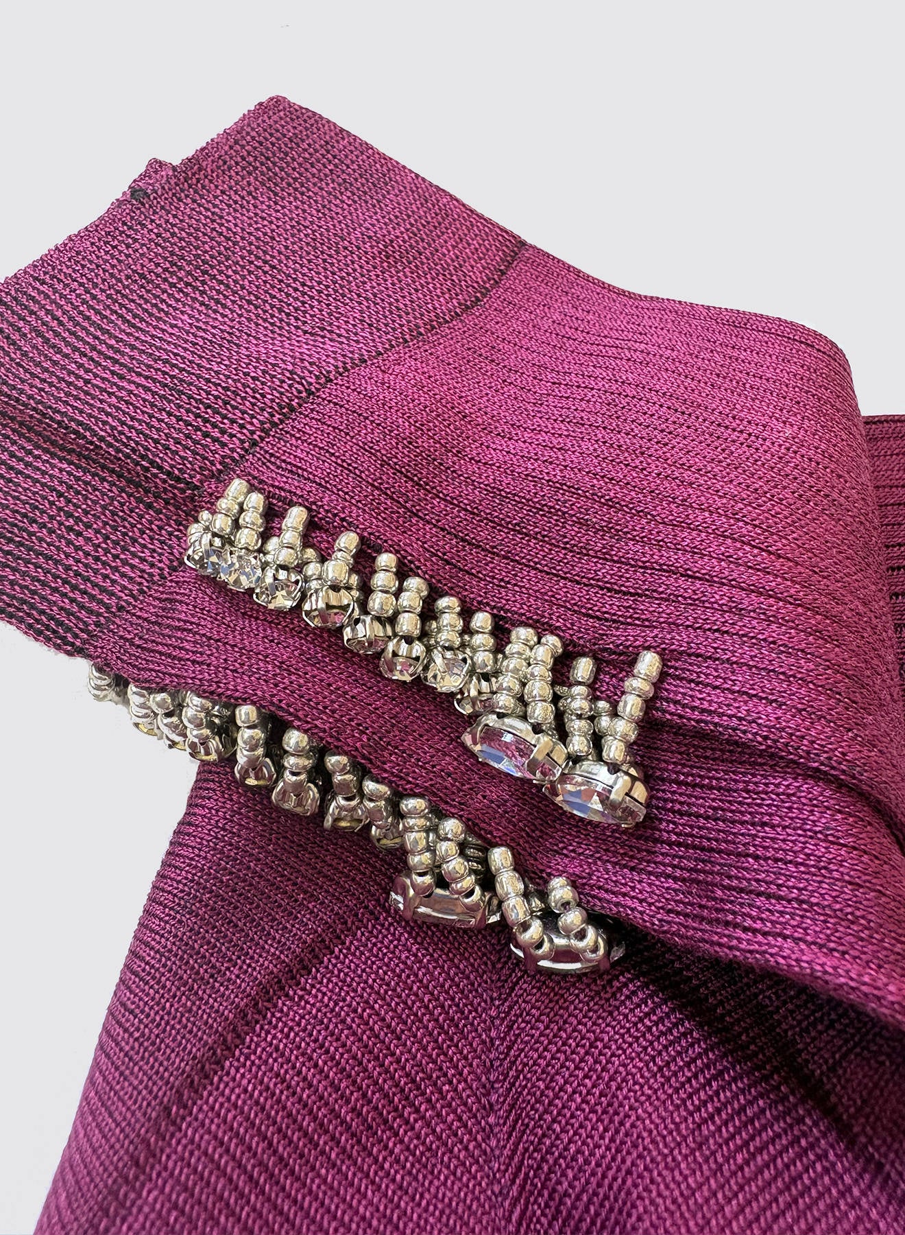 Maria la Rosa Marrakech Socken Dark Grey Seide Schmuck