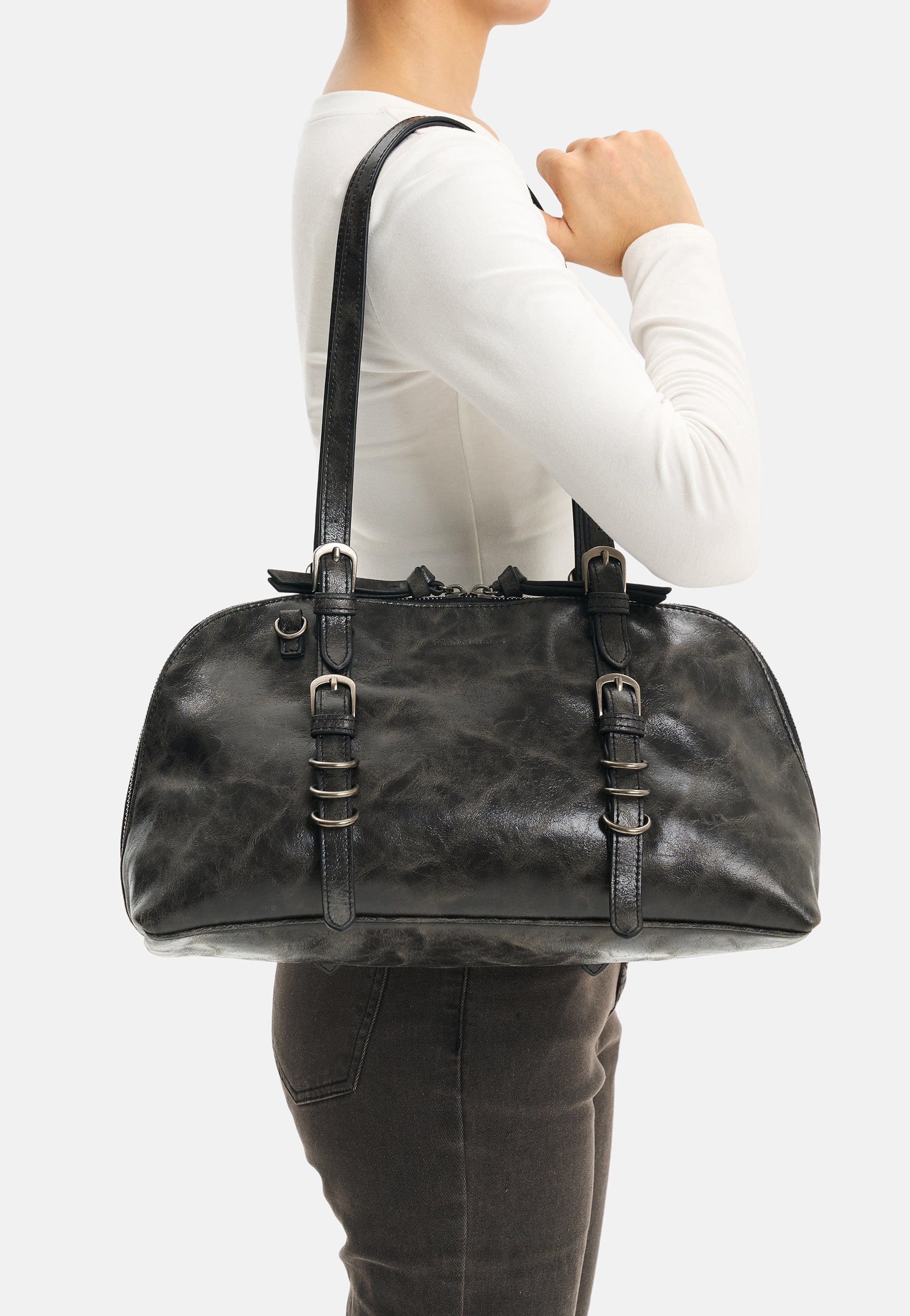 FREDsBRUDER Ever Faded Big Shoulderbag faded black