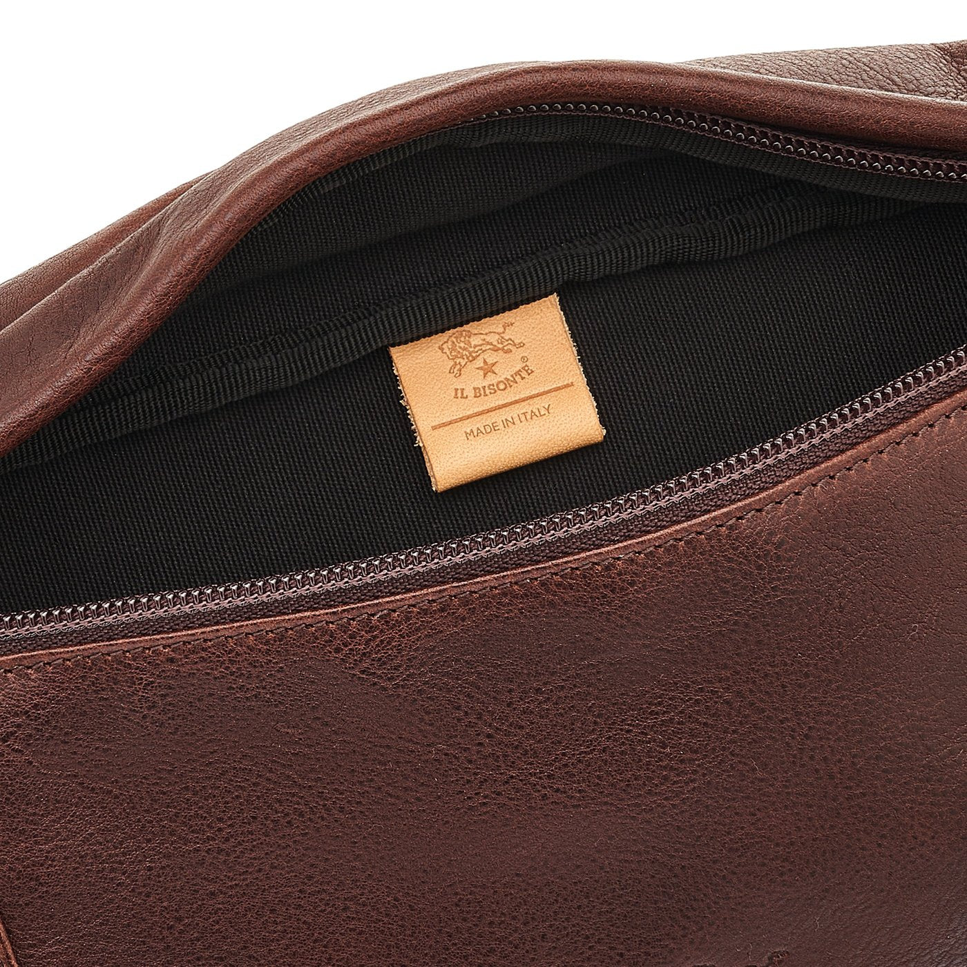 Il Bisonte Cestello Gürteltasche Herren Caffè Leder