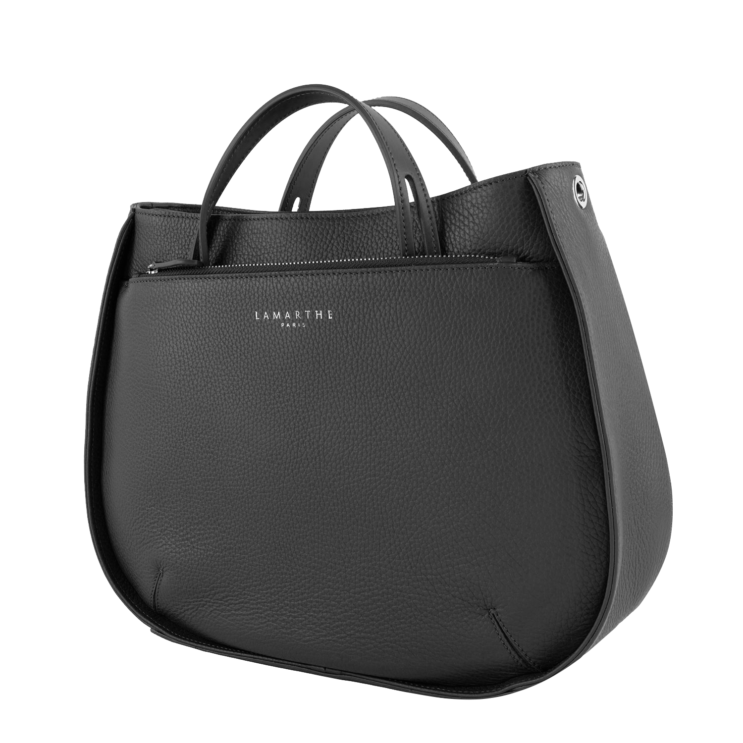 Lamarthe Fidèle M Handtasche Schwarz Vollleder