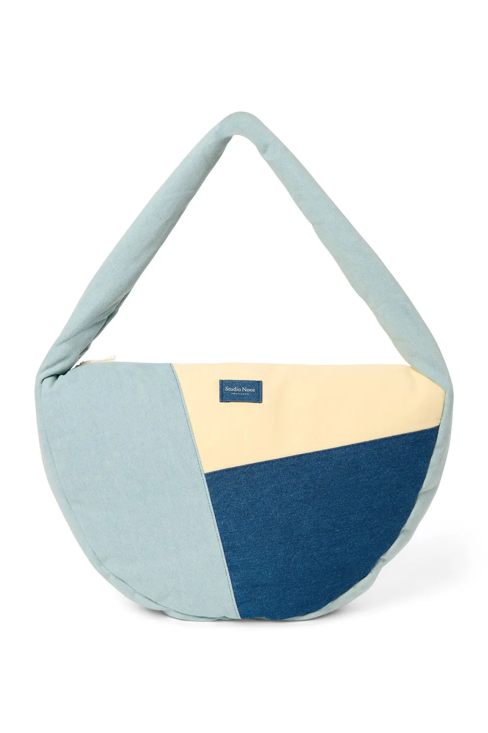 Studio Noos Patchwork Umhängetasche Denim Laptopfach