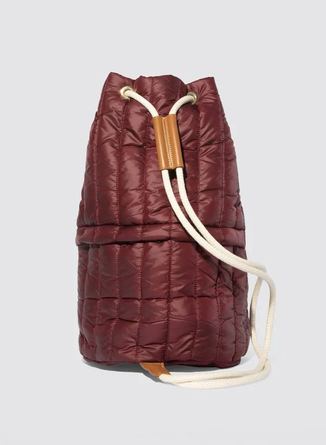 Maria la Rosa North Puff Rucksack Brown Stepp-Oversize