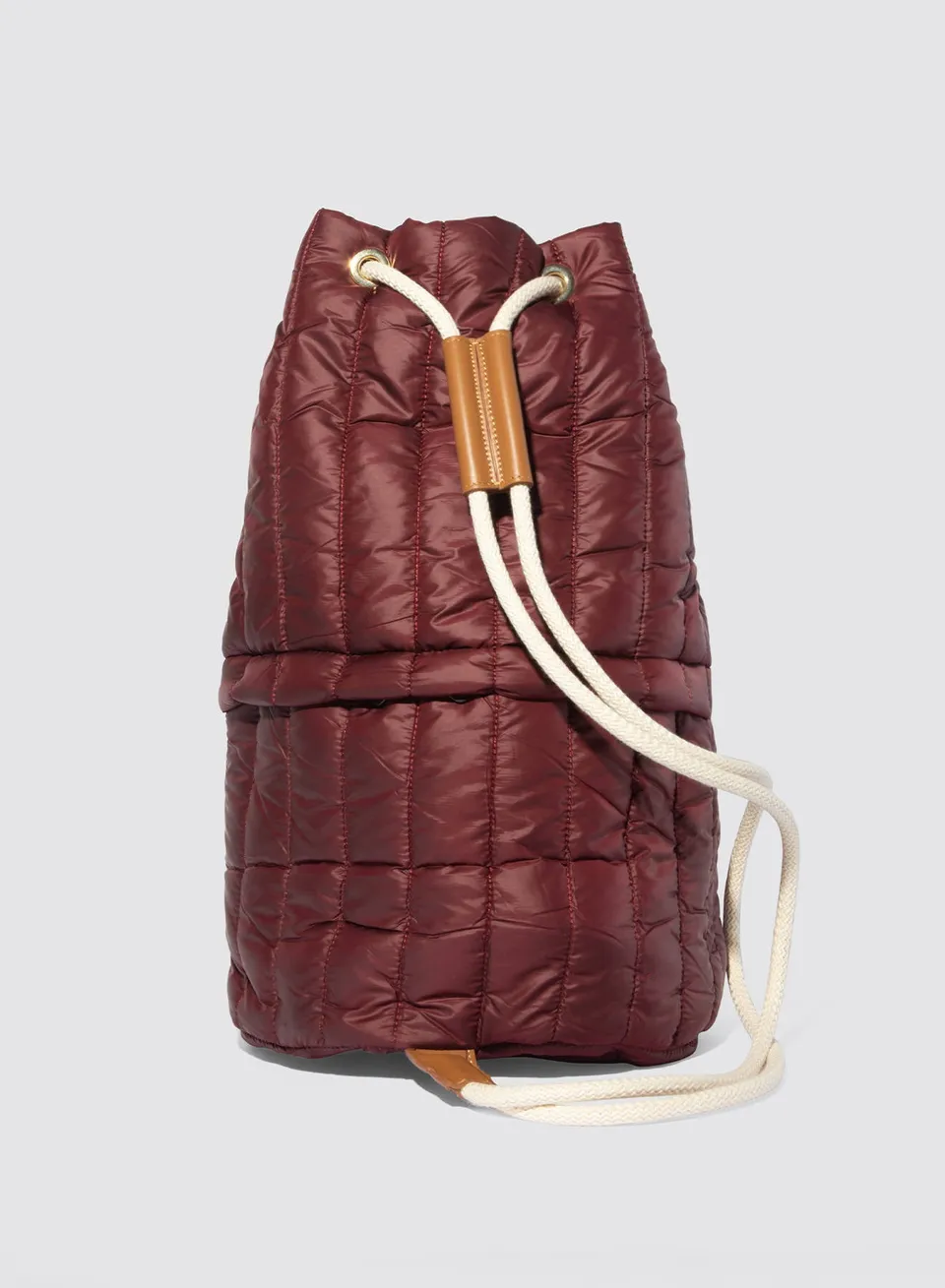 Maria la Rosa North Puff Rucksack Brown Stepp-Oversize