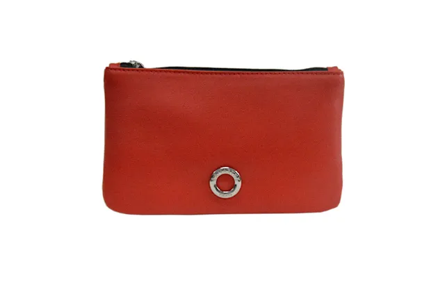 Lamarthe Rive RIV102 Pochette Rot Vollleder Reissverschluss