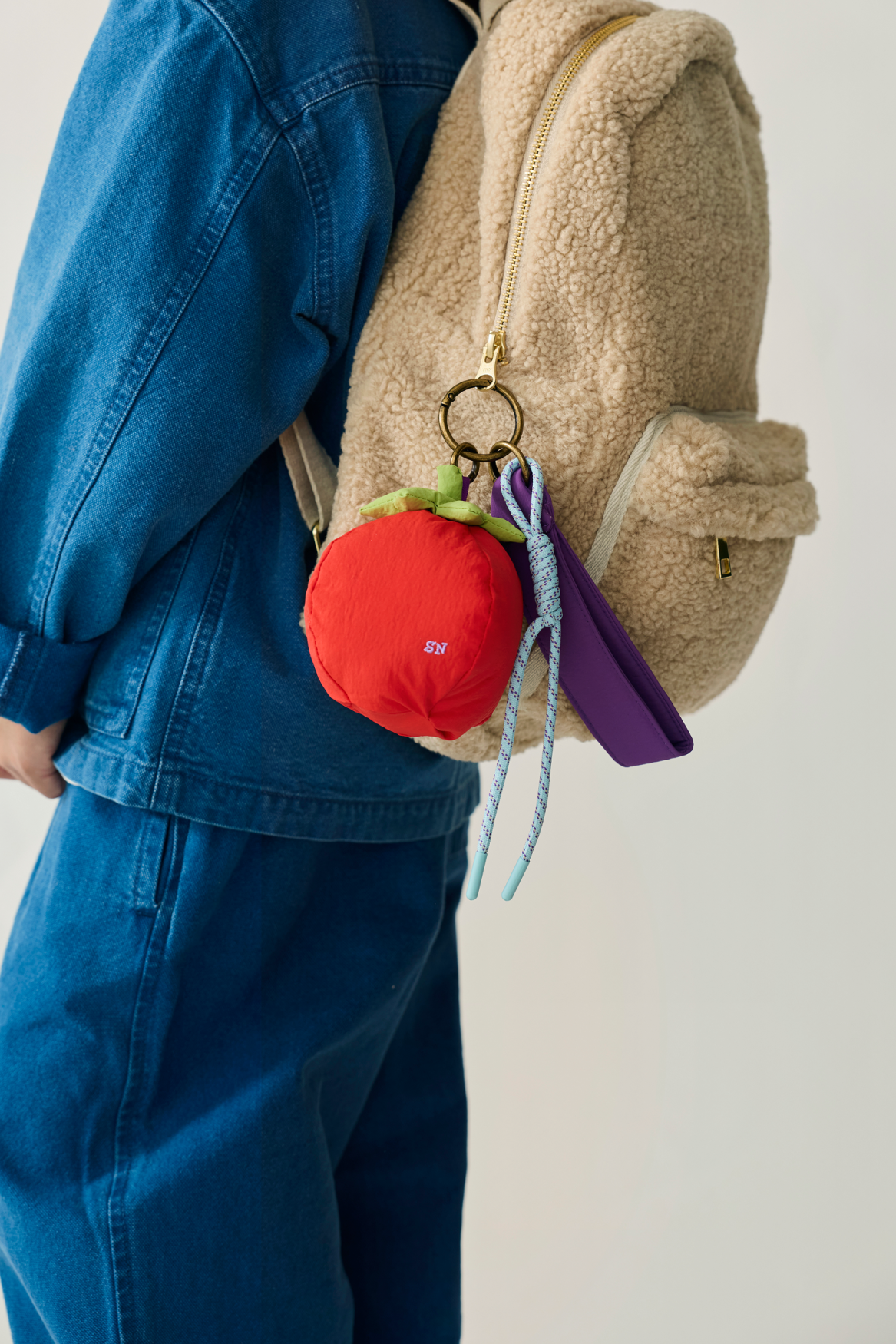 Studio Noos Bag Charm Anhänger Tomato Nylon