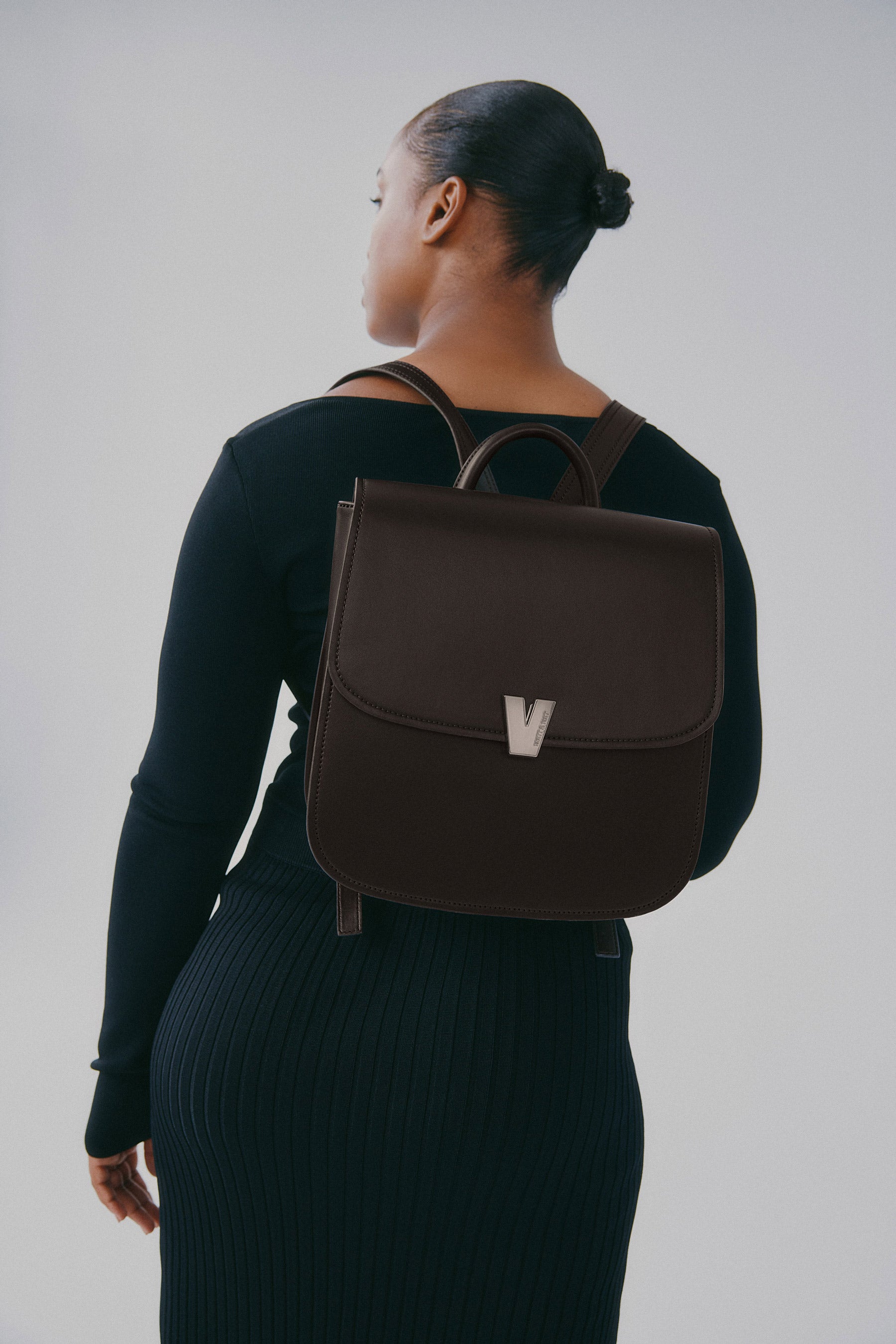 Matt & Nat Studio 901 Brooke Rucksack Schwarz