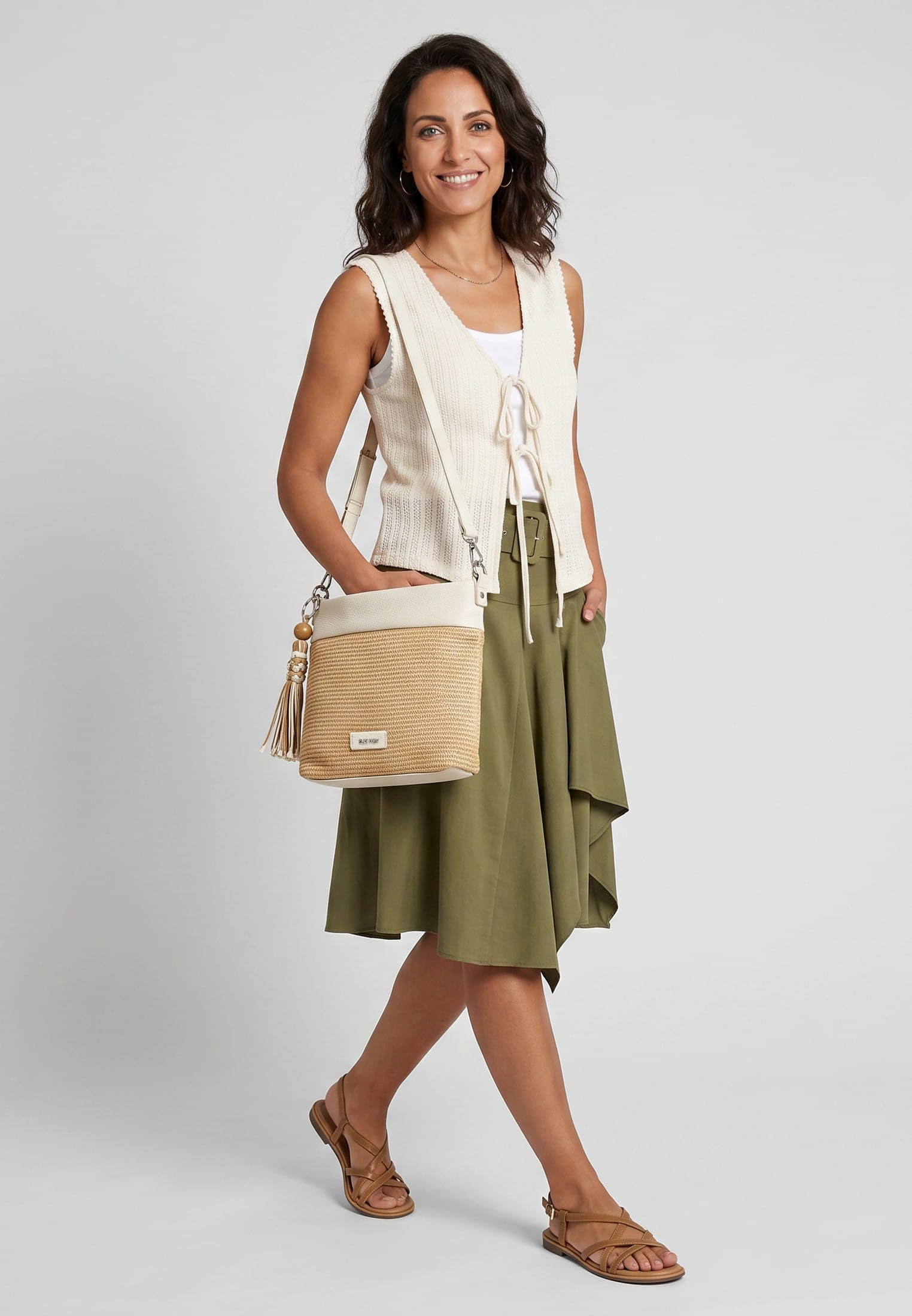 Suri Frey SFY Lovely 16931 Umhängetasche Beige zweifarbig