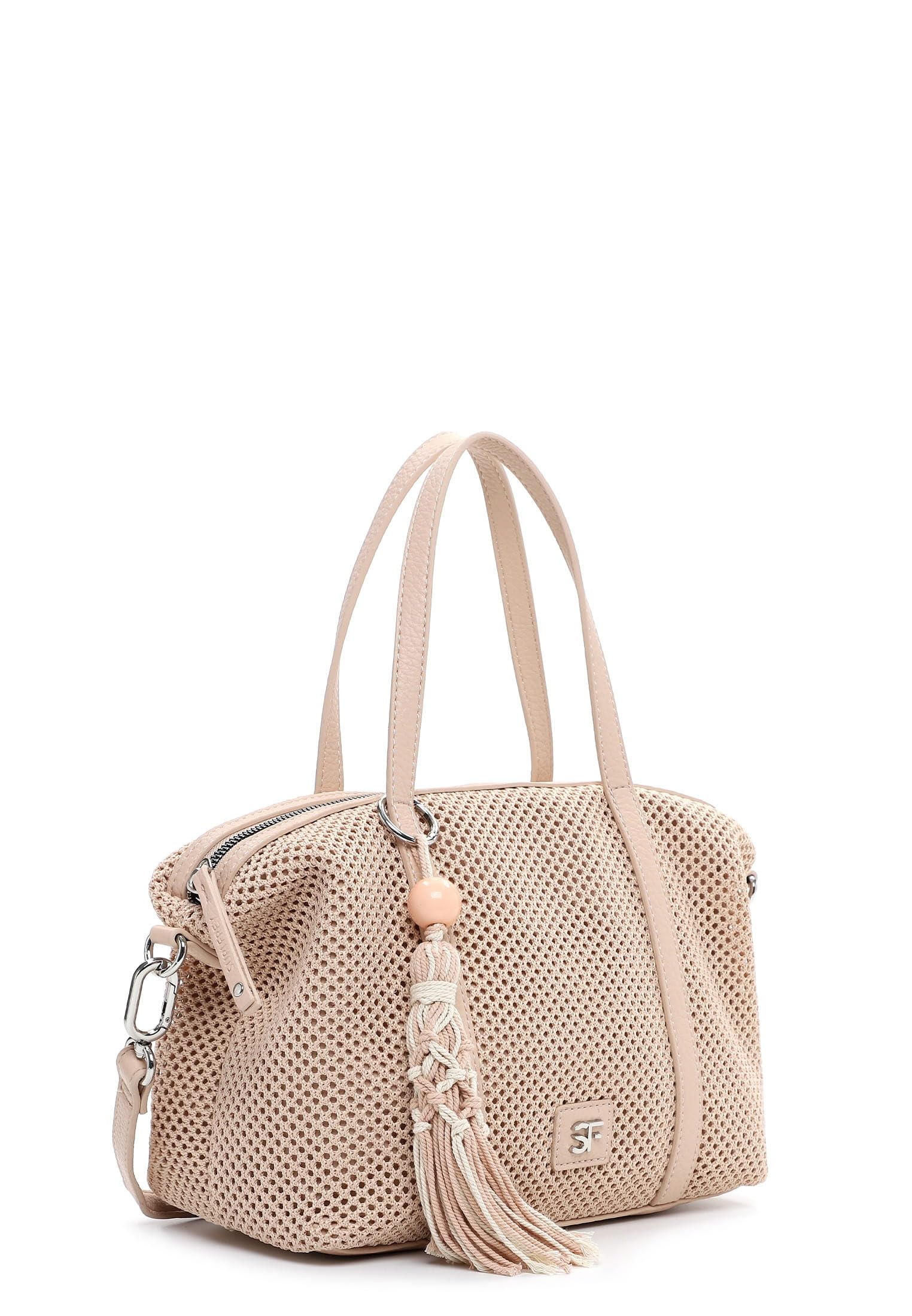 SURI FREY Gitty Hand Bag Umhängetasche Lightrose Netz