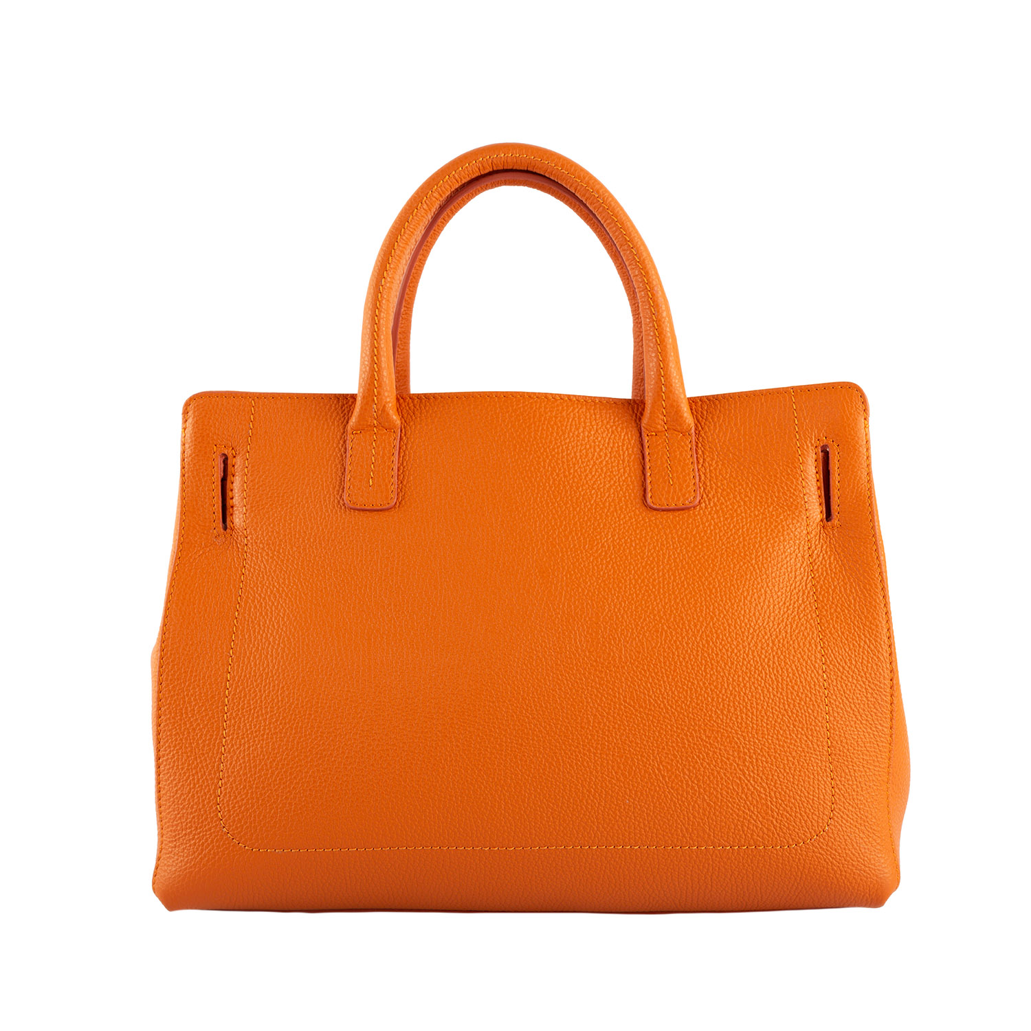 Lamarthe Paris Handtasche Orange Vollleder