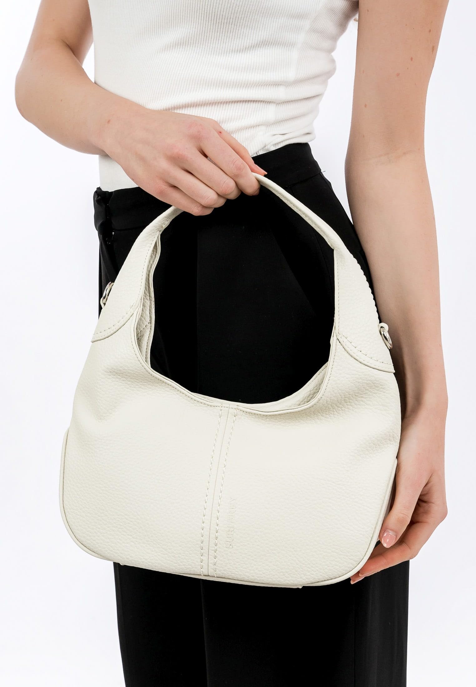 SURI FREY Nessy Shoulder Bag M Schultertasche Beige