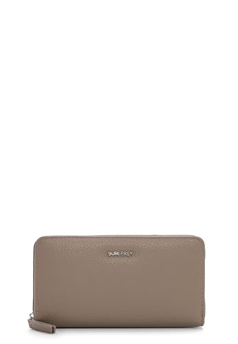 SURI FREY SFY Tiffy Zip Around Wallet Geldbörse Taupe 15 Kartenfächer