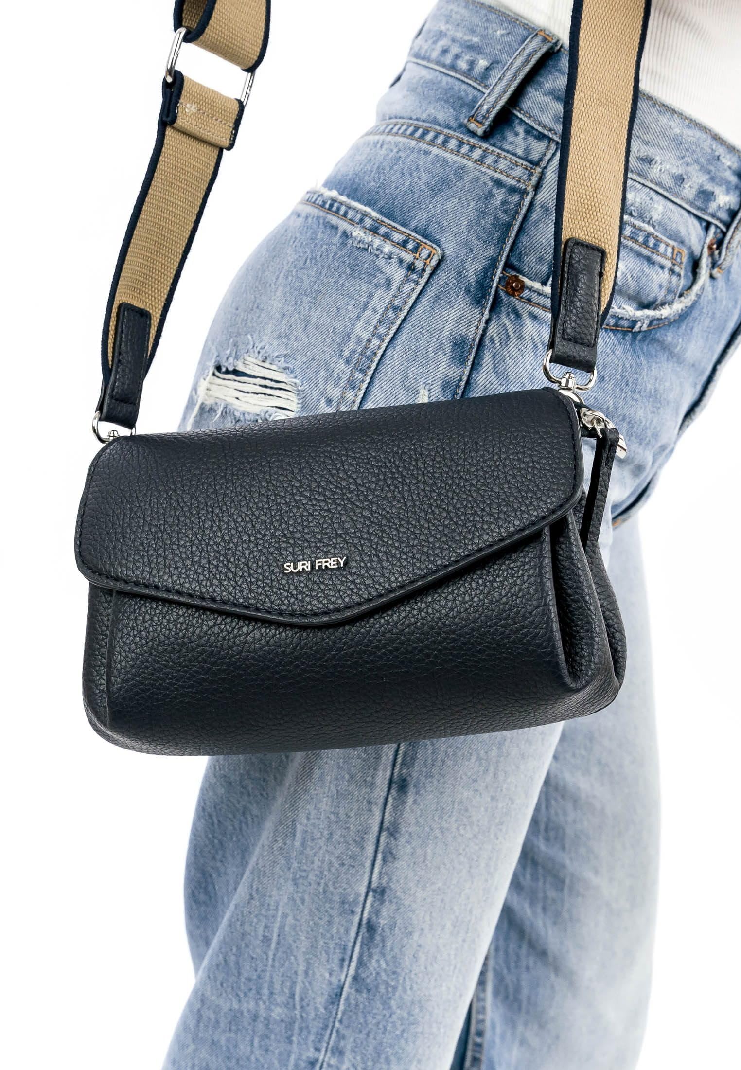 SURI FREY Hanny Crossbody Umhängetasche Blue vegan