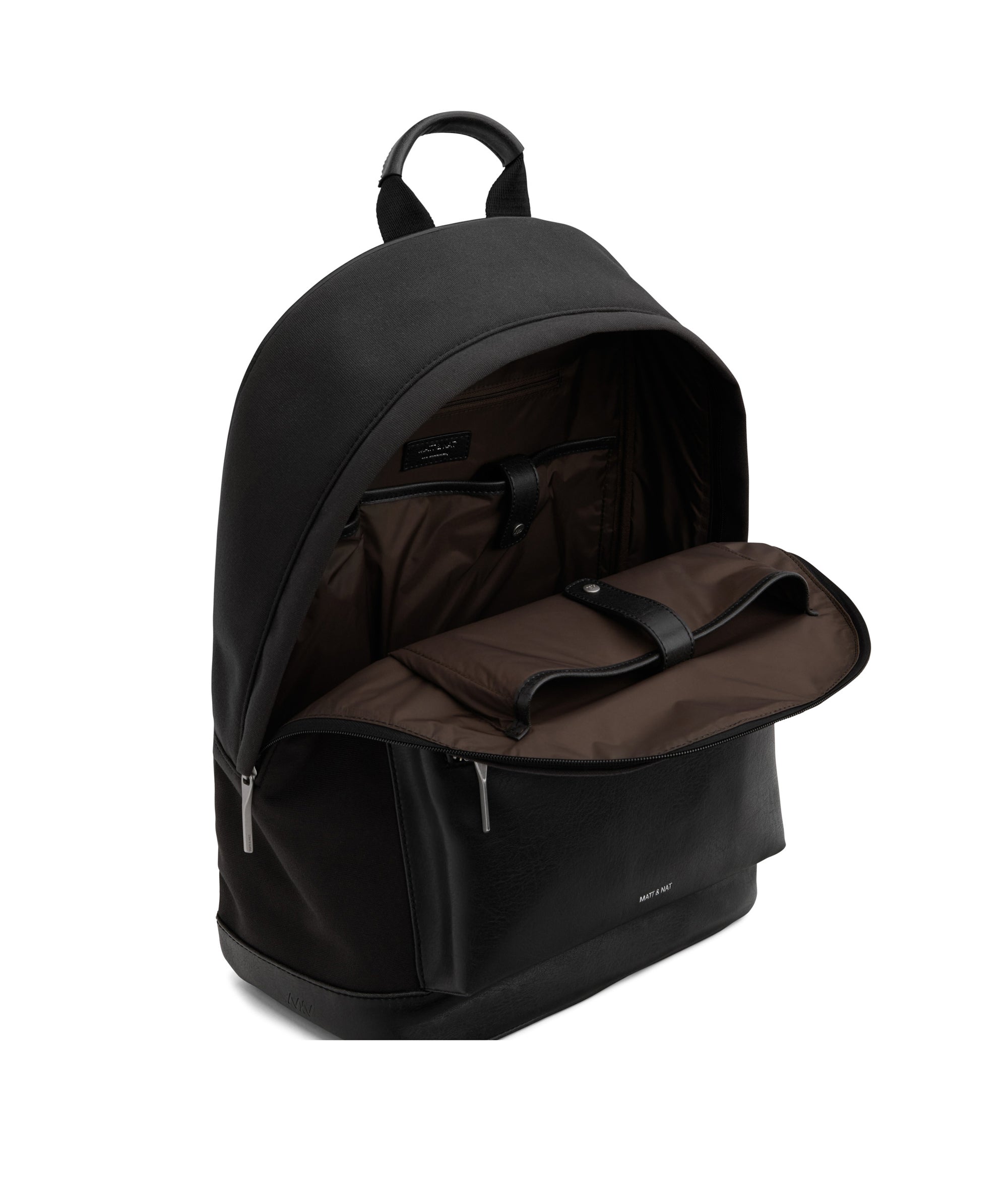 Matt & Nat Canvas Balilg Rucksack Schwarz 15 Zoll