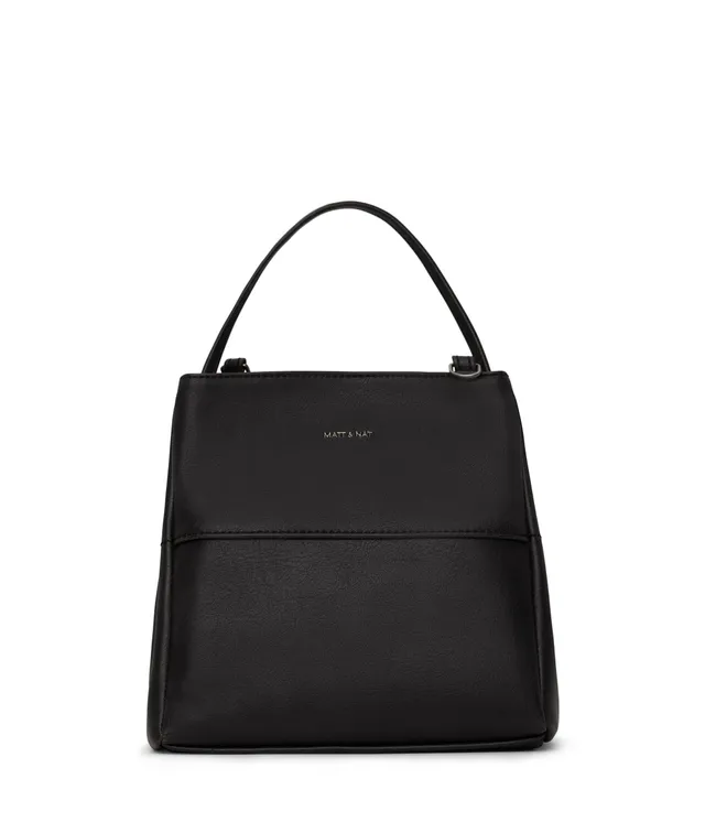 Matt & Nat Vintage WILLASM Shopper Schwarz vegane Handtasche