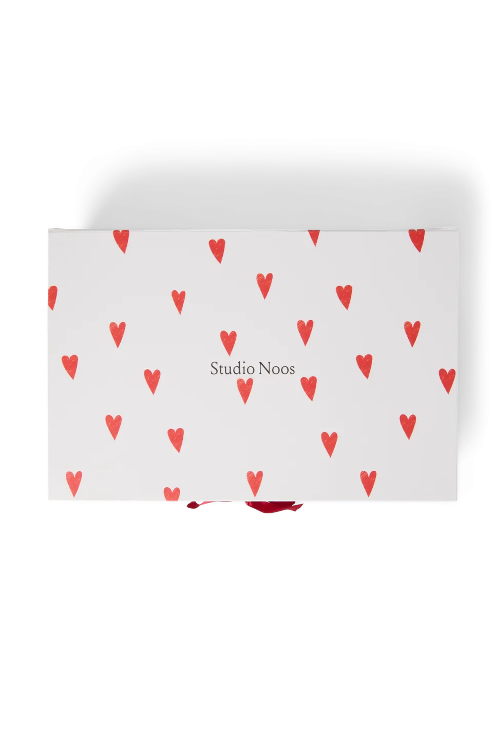 Studio Noos Gift Box L Geschenkbox White Hearts groß