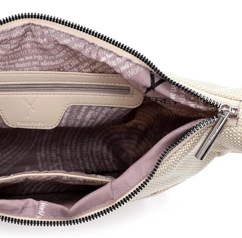 SURI FREY Suri Sports Marry Crossbody Bag L Umhängetasche Ecru erweiterbar