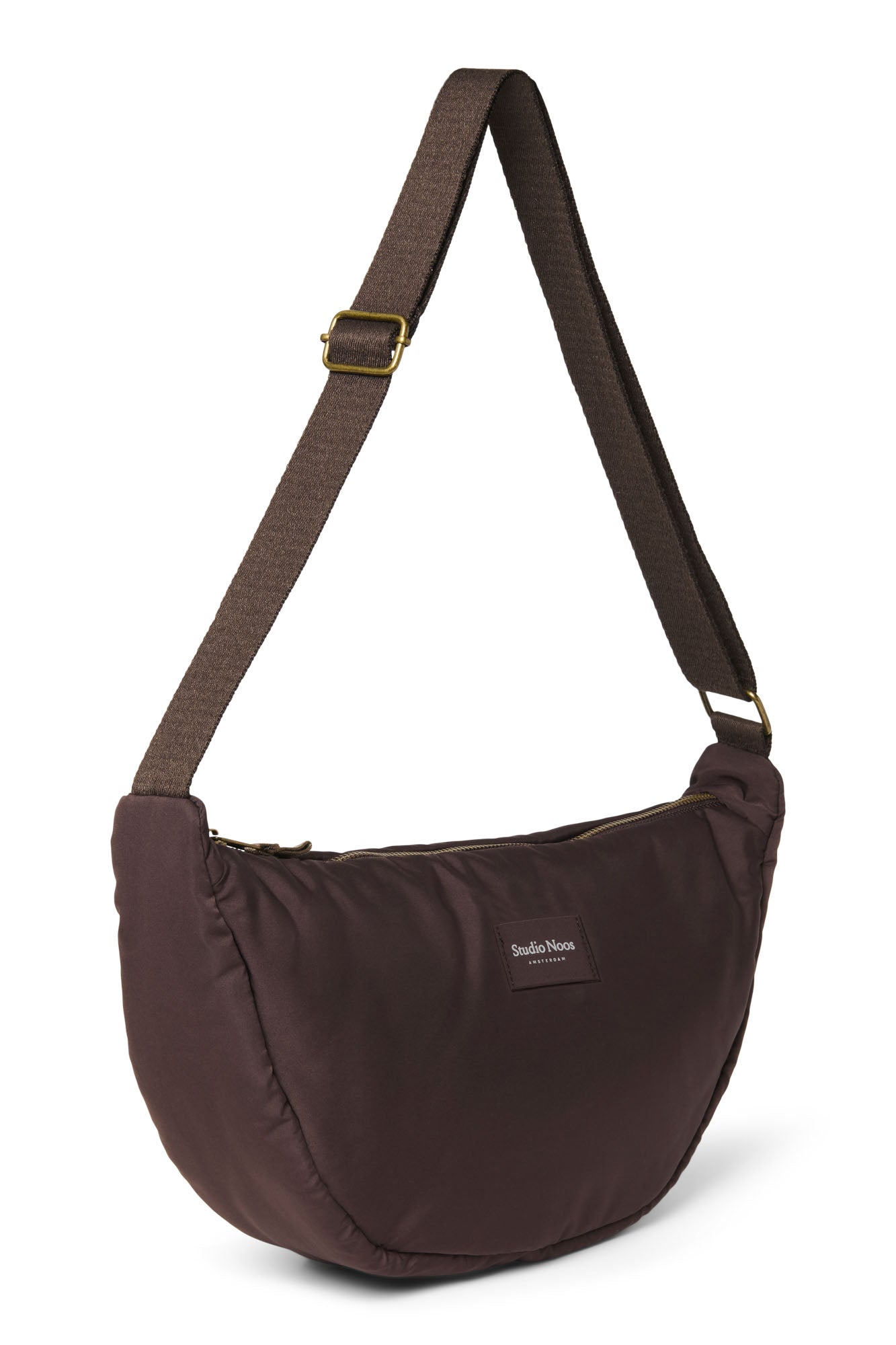 Studio Noos Puffy Adult Fanny Pack Bauchtasche Braun gesteppt