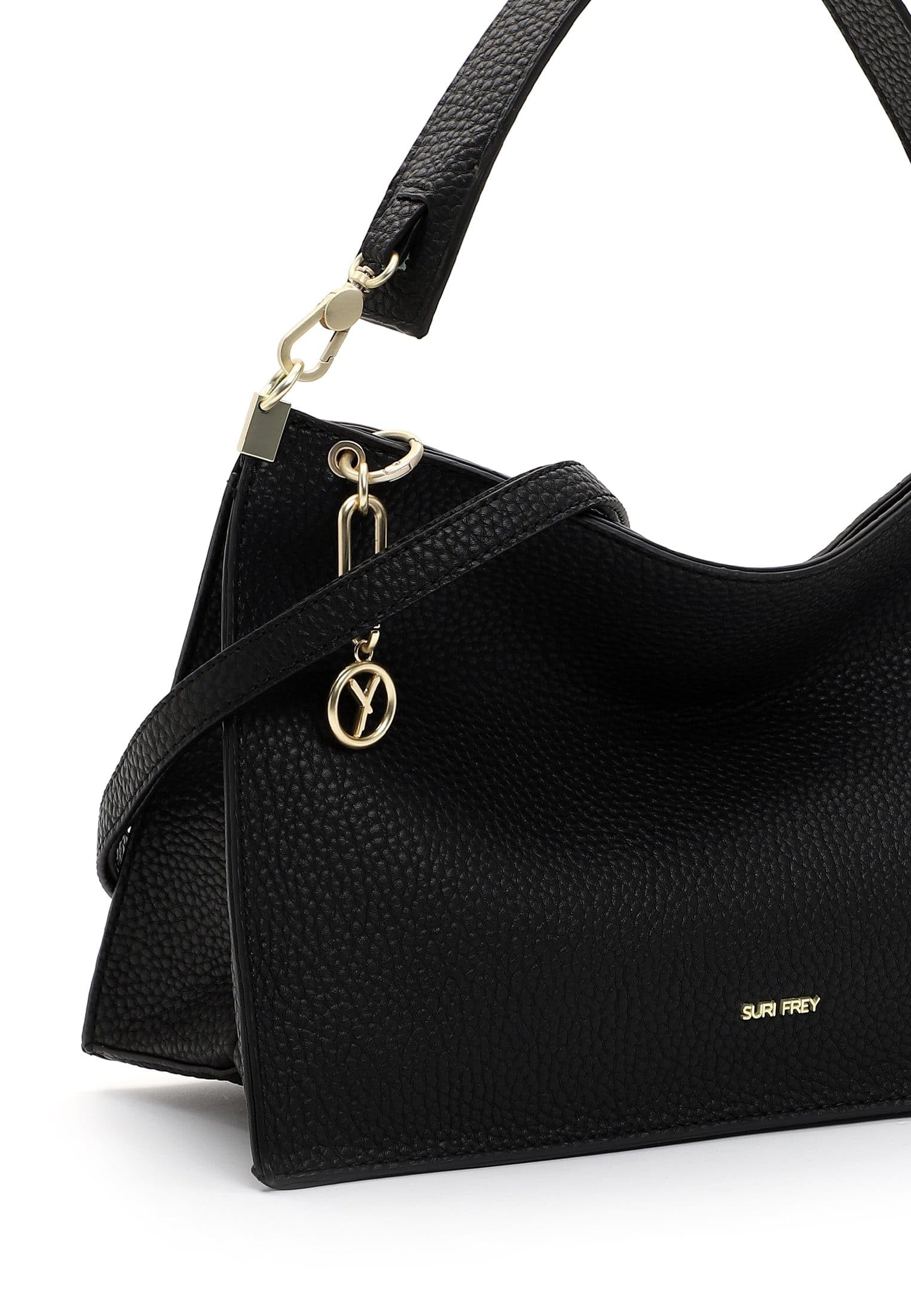 SURI FREY Gwenny Schultertasche schwarz 34 cm