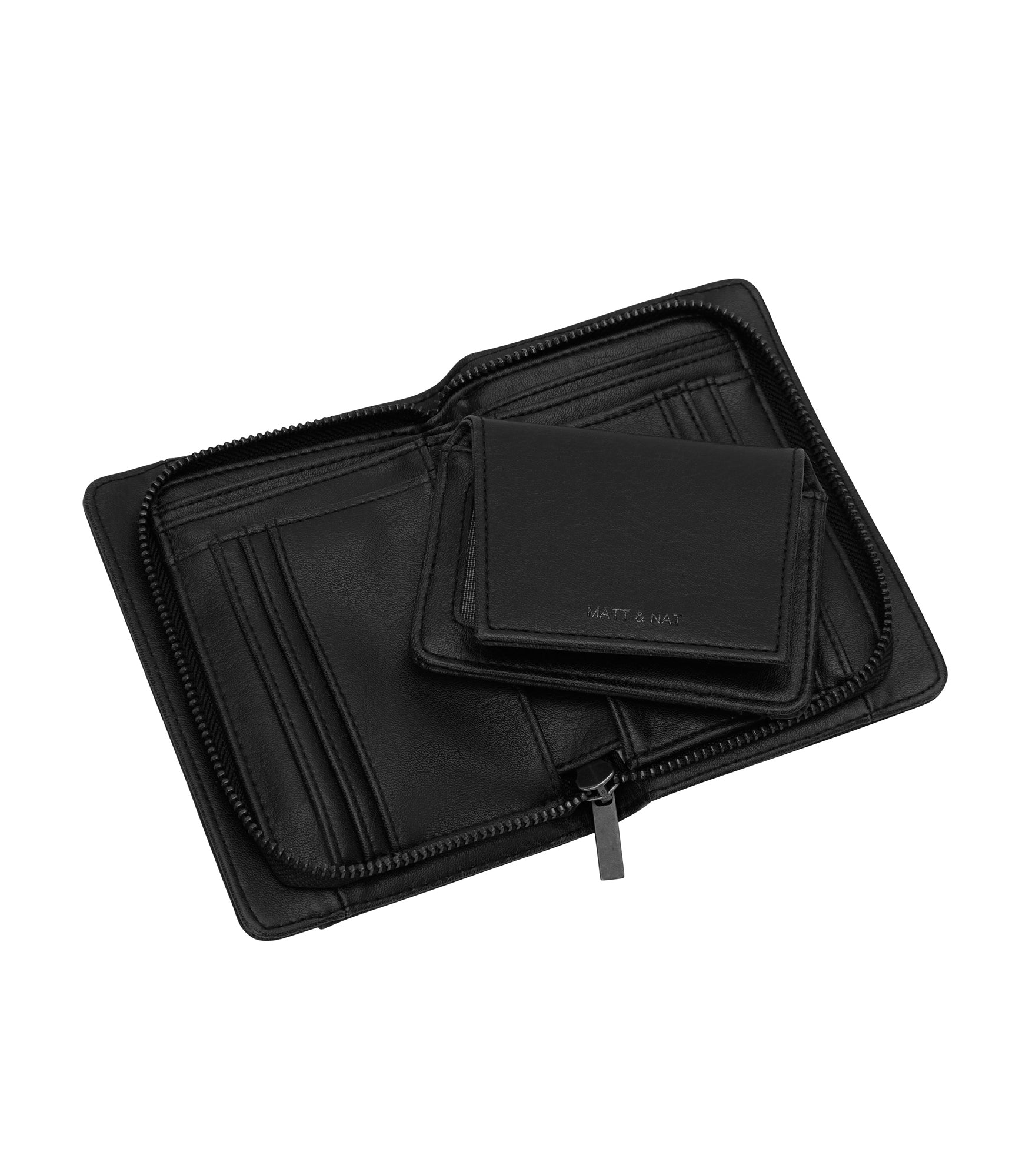 Matt & Nat Vintage Webbersm Small Geldbörse vegan Reissverschluss