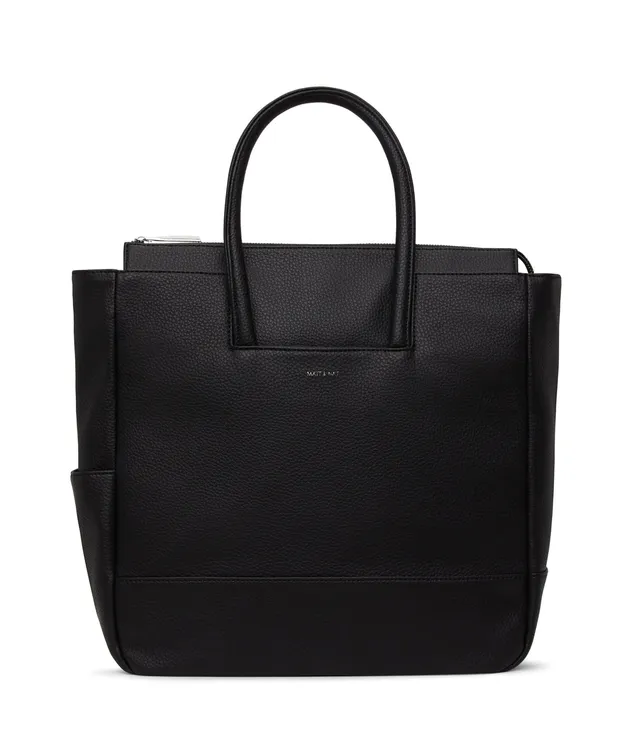 Matt & Nat Purity Percio Wickeltasche Schwarz groß