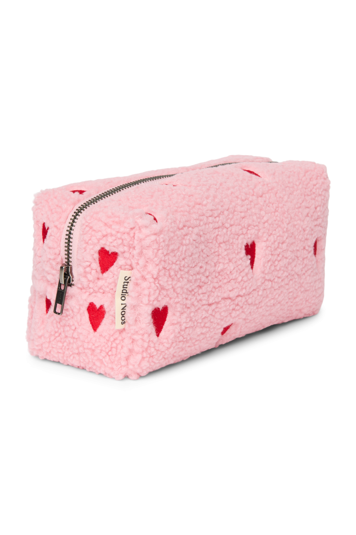 Studio Noos Teddy Pouch Täschchen Rosa Herzen
