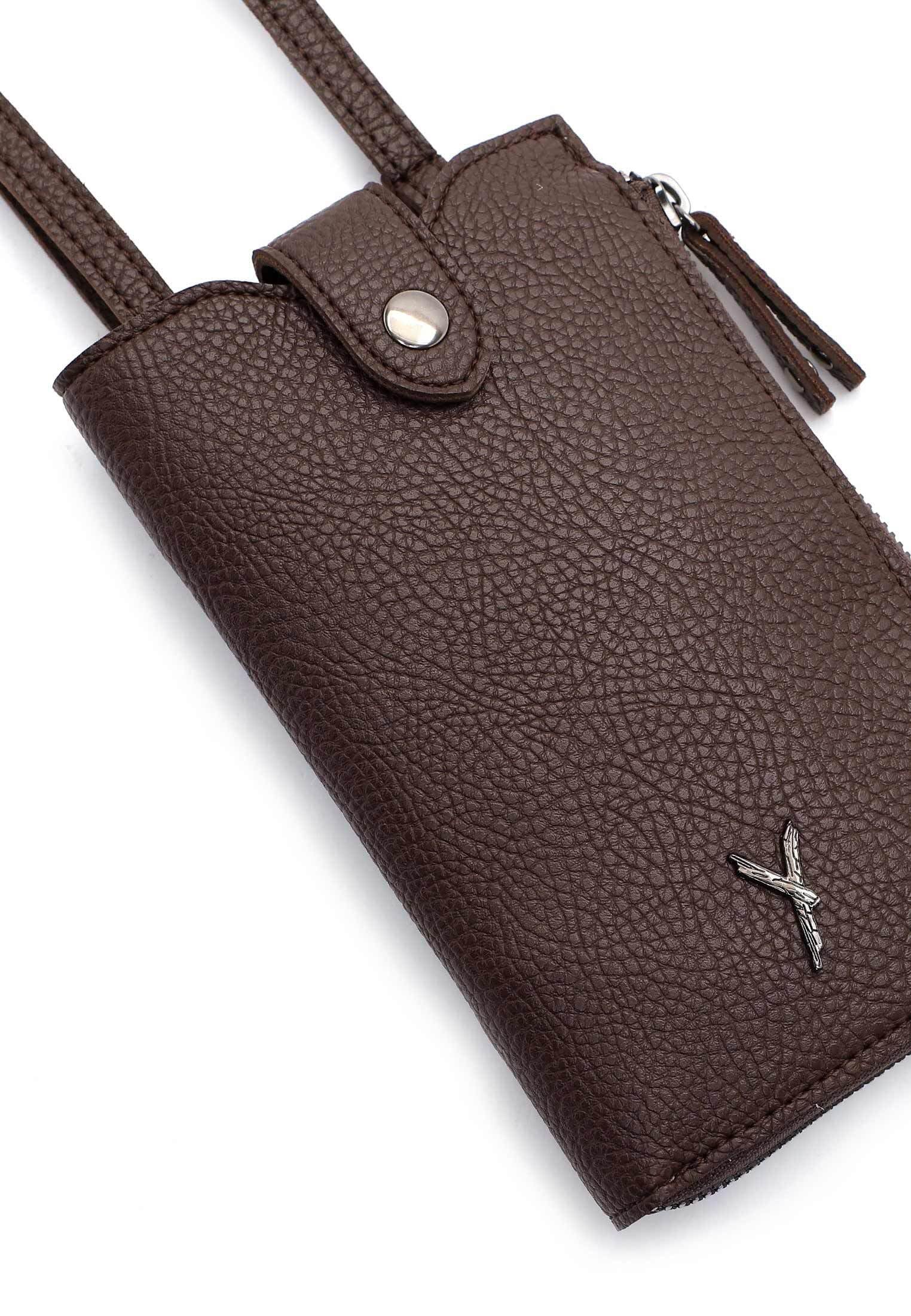 SURI FREY Gitty Smartphonebag Handytasche Brown Polyester