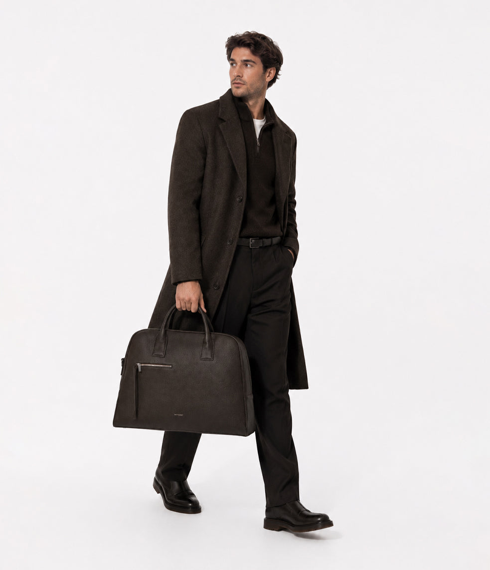 Matt & Nat Denis Grain Weekender Schwarz vegan