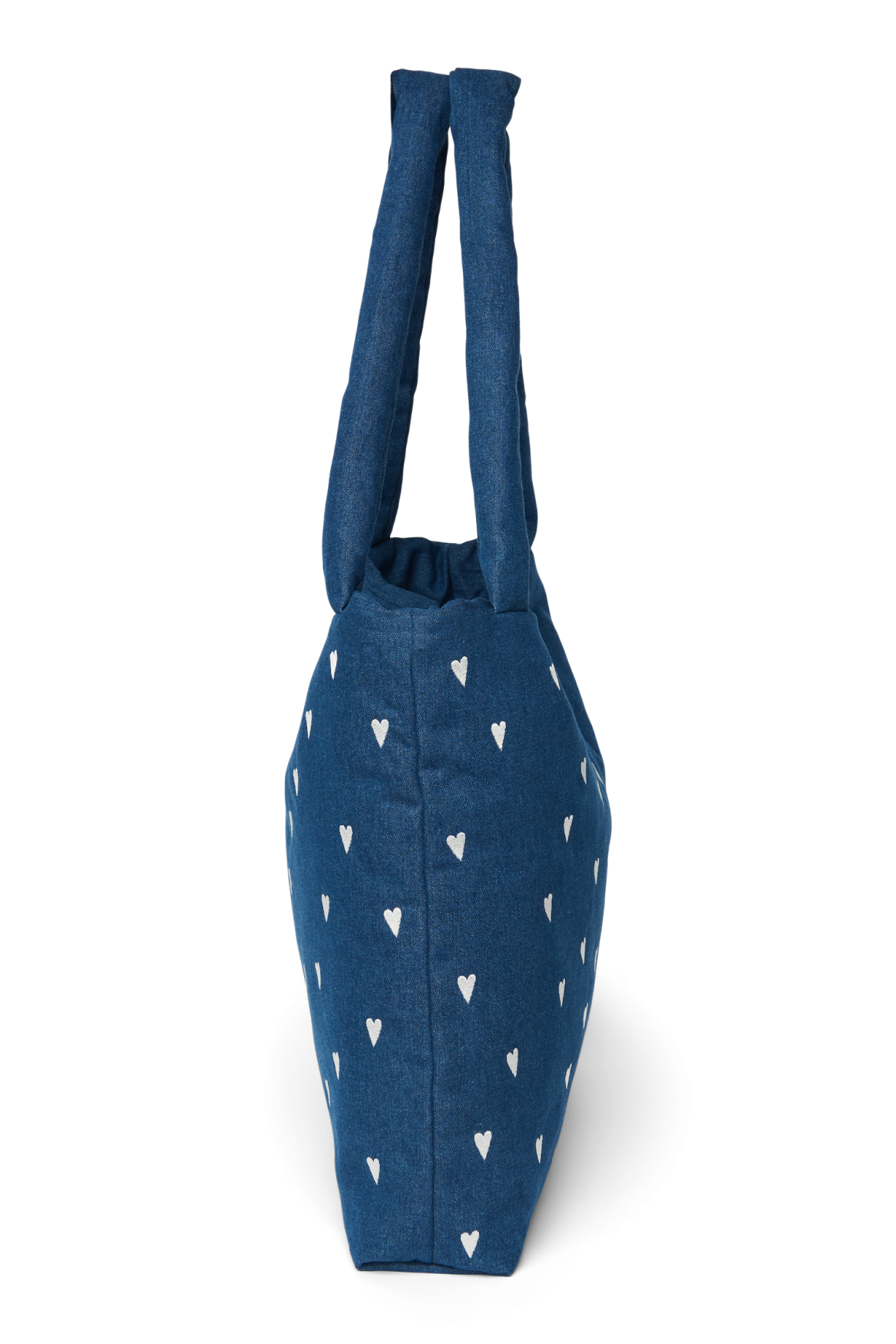 Studio Noos Denim Mom Bag Dunkelblau Hearts