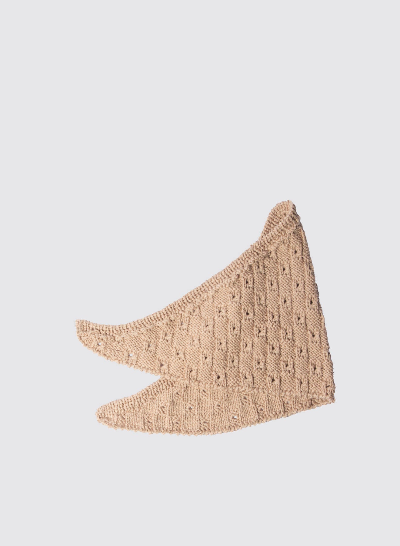 Maria la Rosa Bandana Tricot Tuch Schwarz Wolle