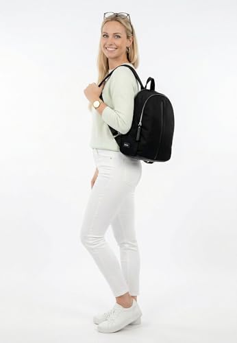SURI FREY Pauly Backpack Rucksack Schwarz mit 2 Hauptfächern
