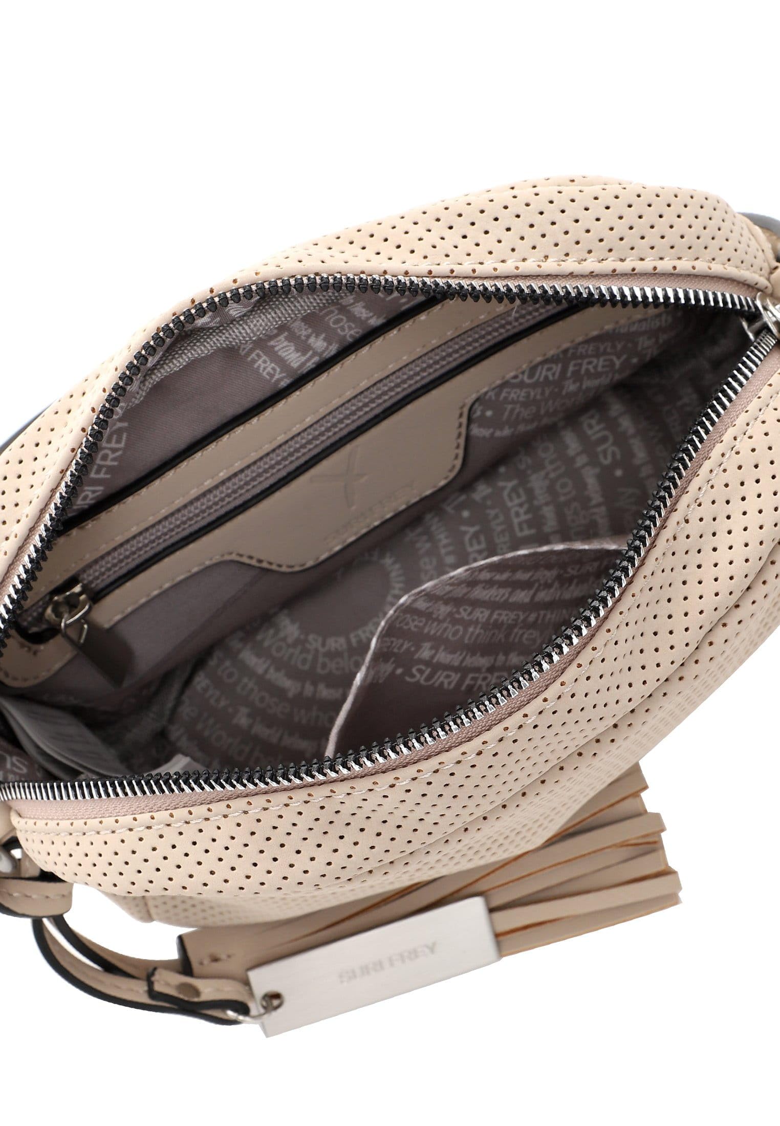SURI FREY SFY Romy Umhängetasche Cream Zipper