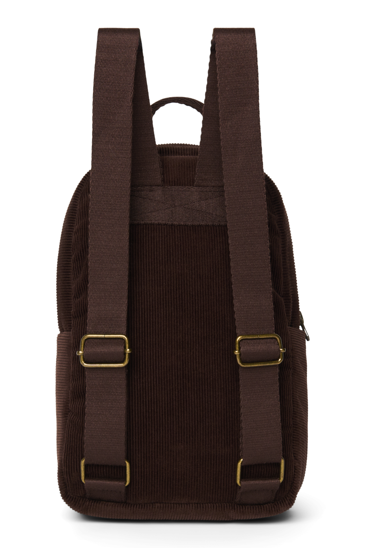 Studio Noos Rib Puffy Mini Rucksack Dunkelbraun