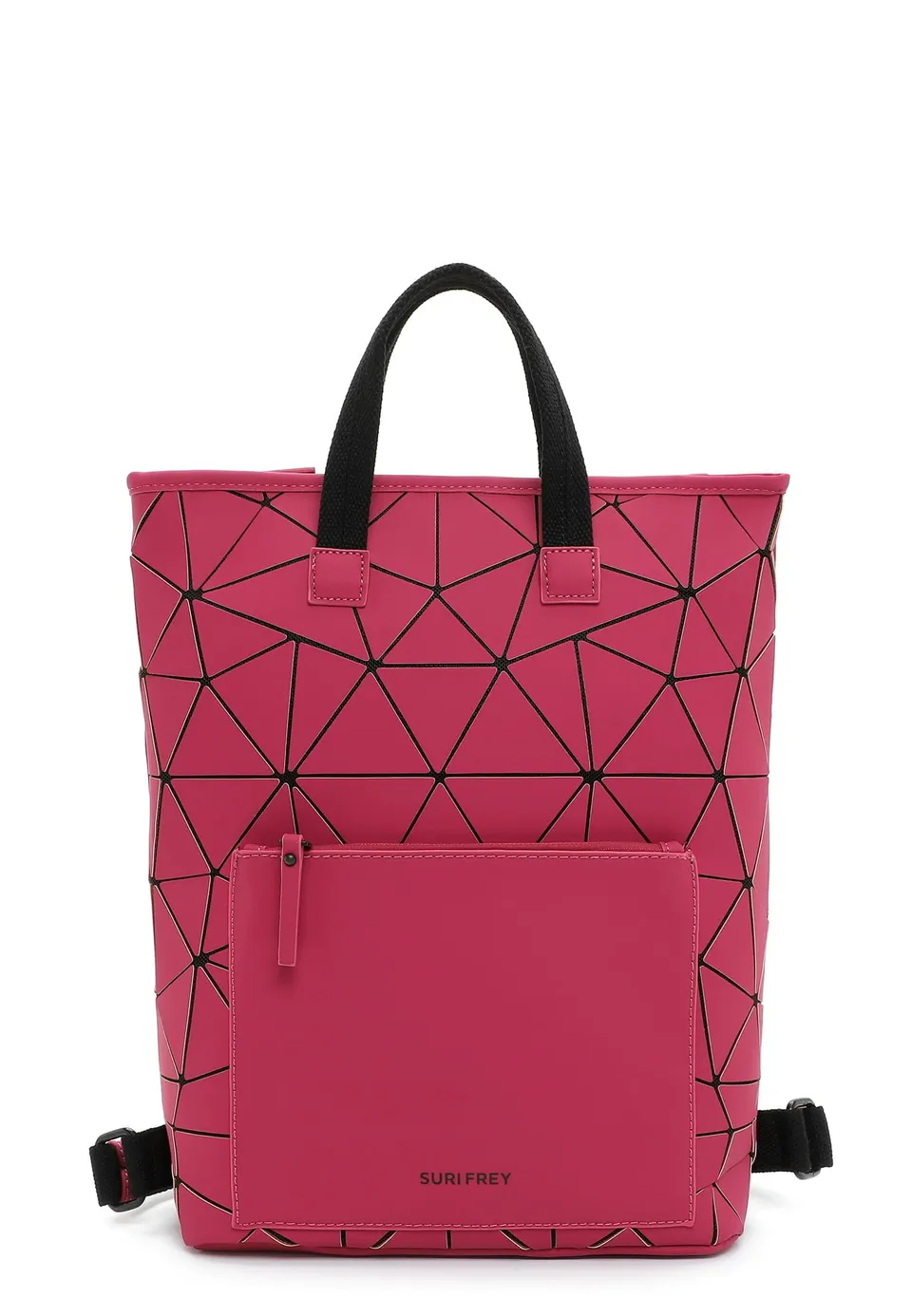 SURI FREY Jessy-Lu City Rucksack Berry 3D-Optik