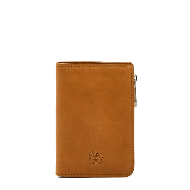 Il Bisonte Duccio Geldbörse Natur Bifold Leder