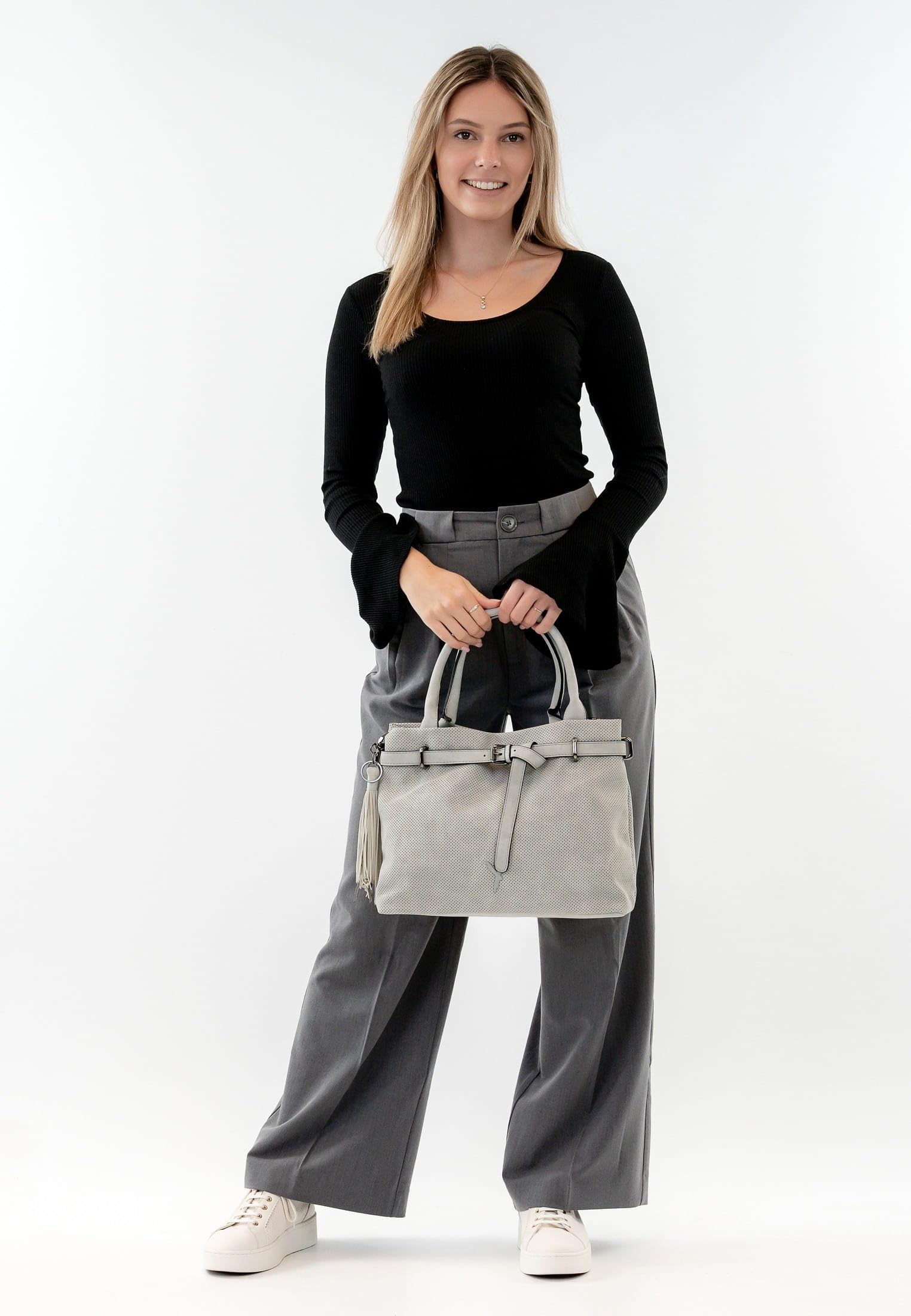 SURI FREY Romy Basic Shoulder Bag L Schultertasche Grey