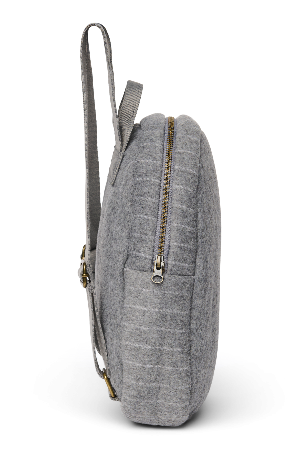 Studio Noos Flannel Chalkstripe Mini Rucksack Hellgrau