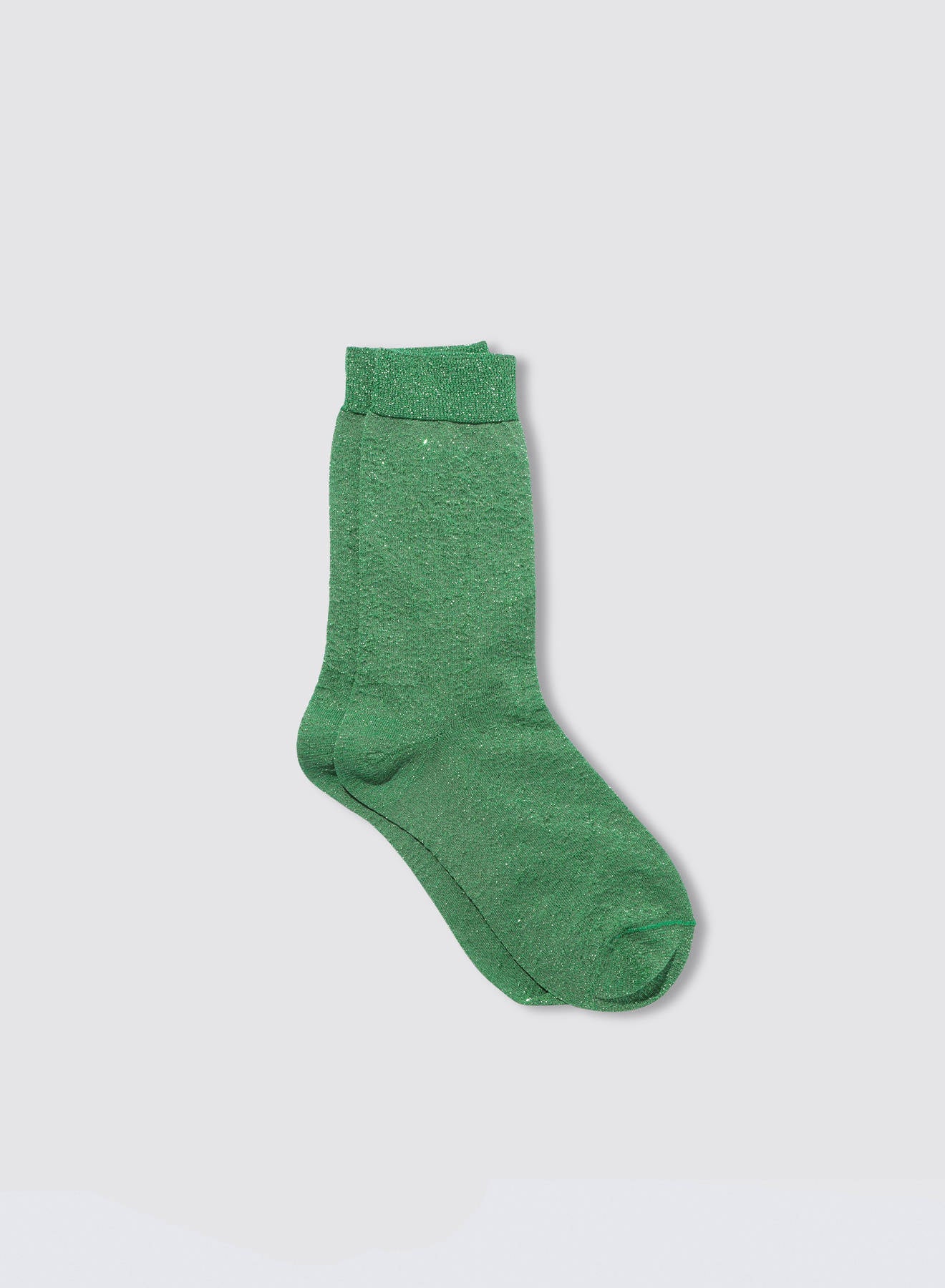 Maria la Rosa WDB18UN0006 Socken Silver Lurex-Glitzer