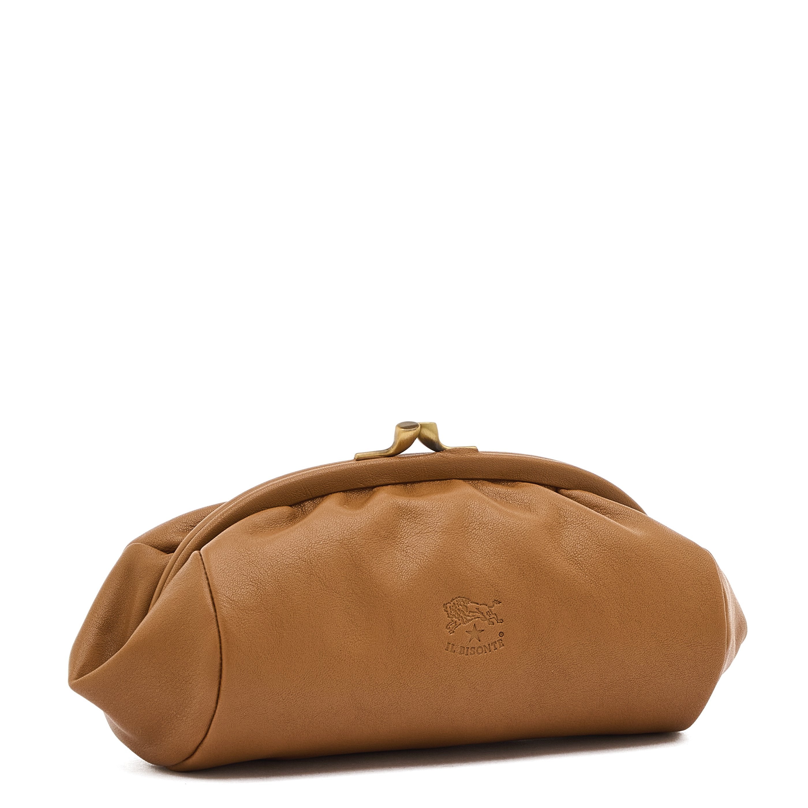 Il Bisonte Beauty-Case Gianduia Vollleder Damen