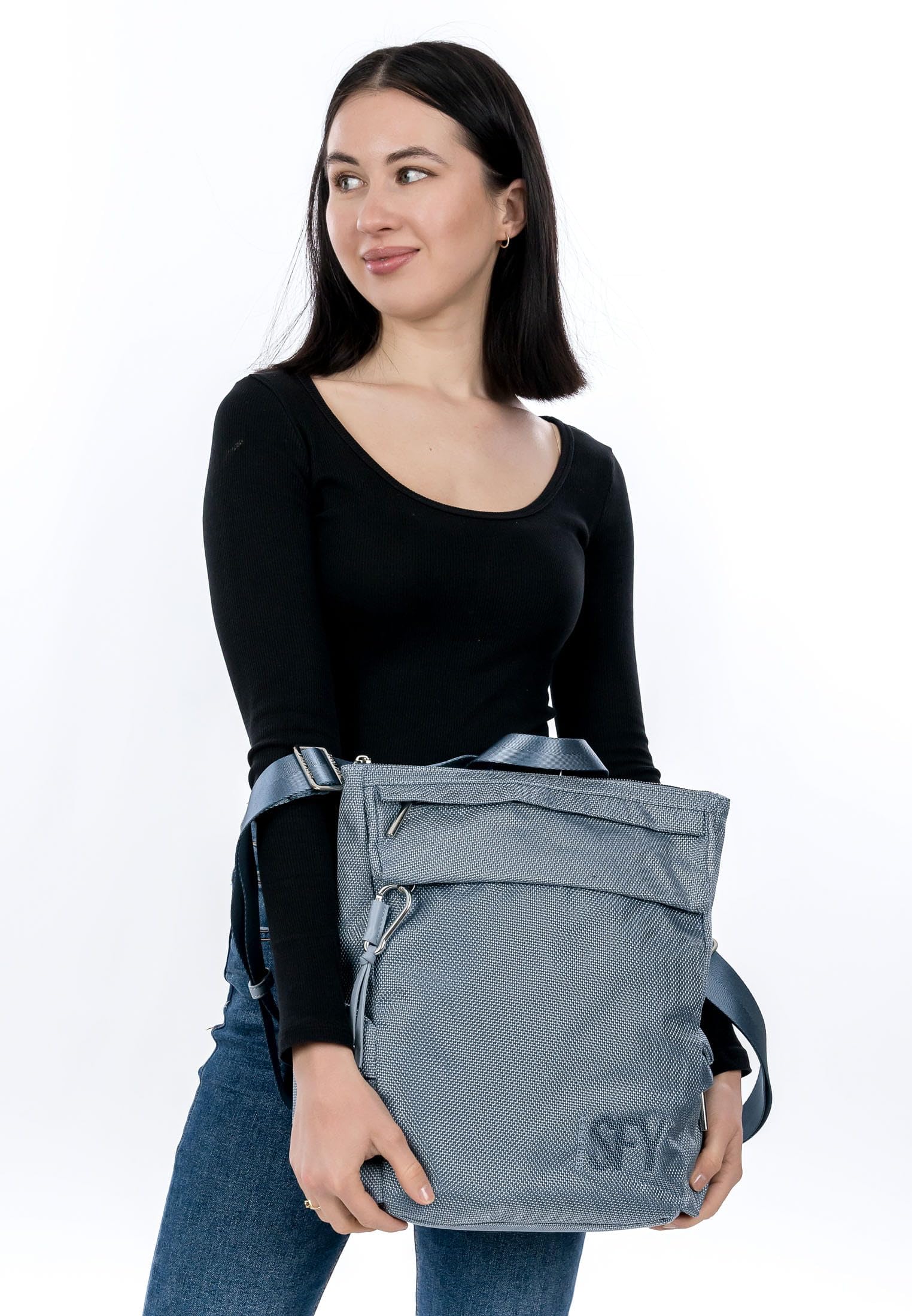 SURI FREY Suri Sports Marry City Backpack L Rucksack Hellblau flach