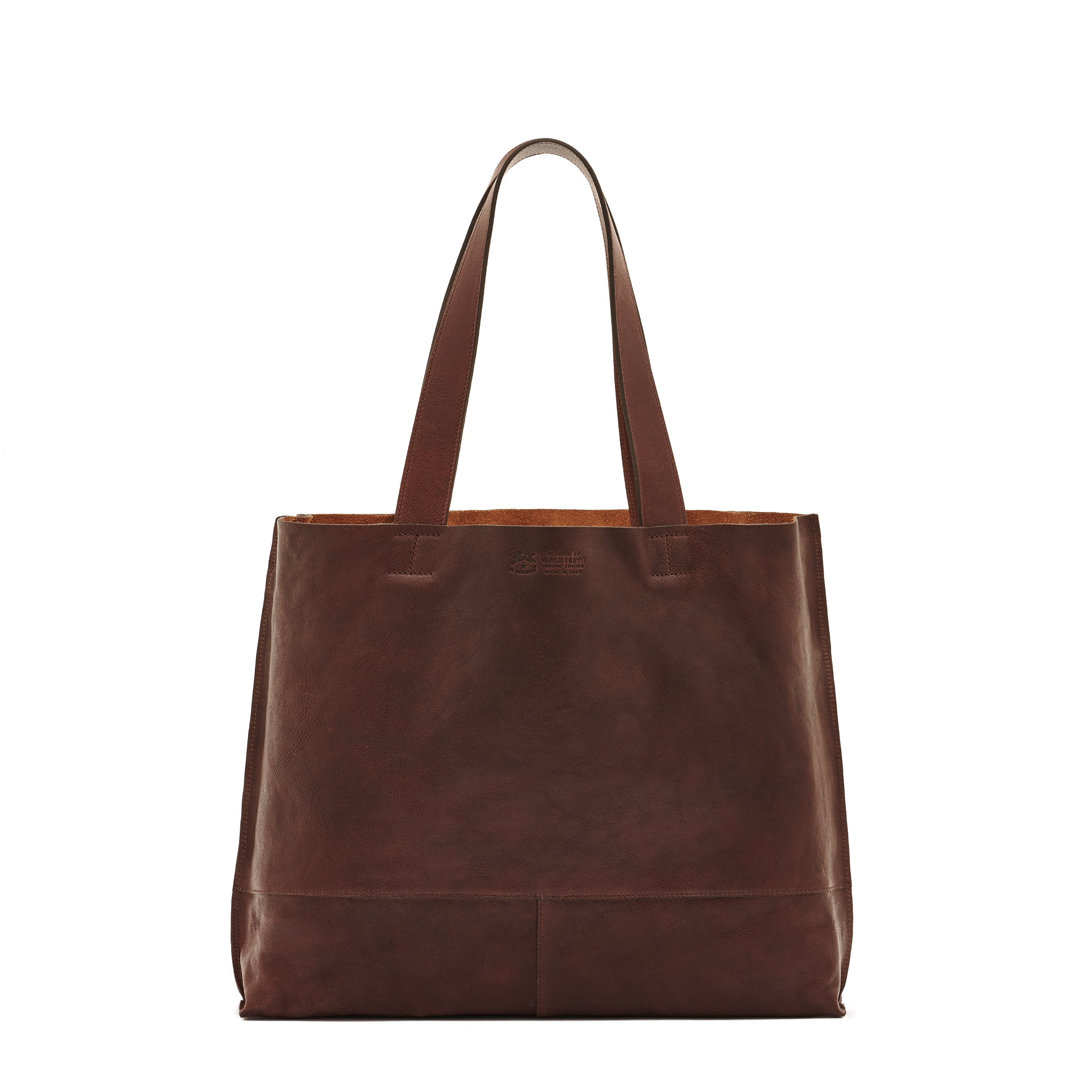 Il Bisonte Talamone Shopper Vollleder kaffee